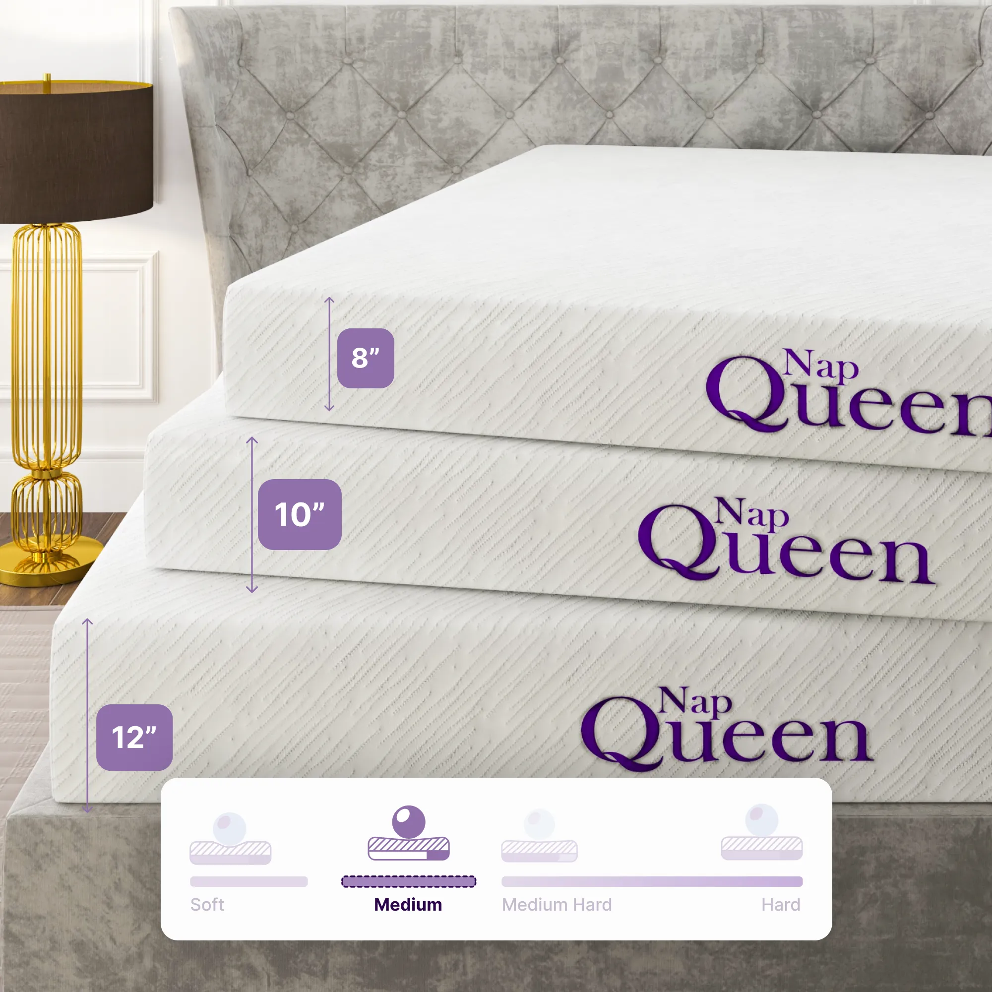 Elizabeth Cooling Gel Memory Foam Mattress - Image 3