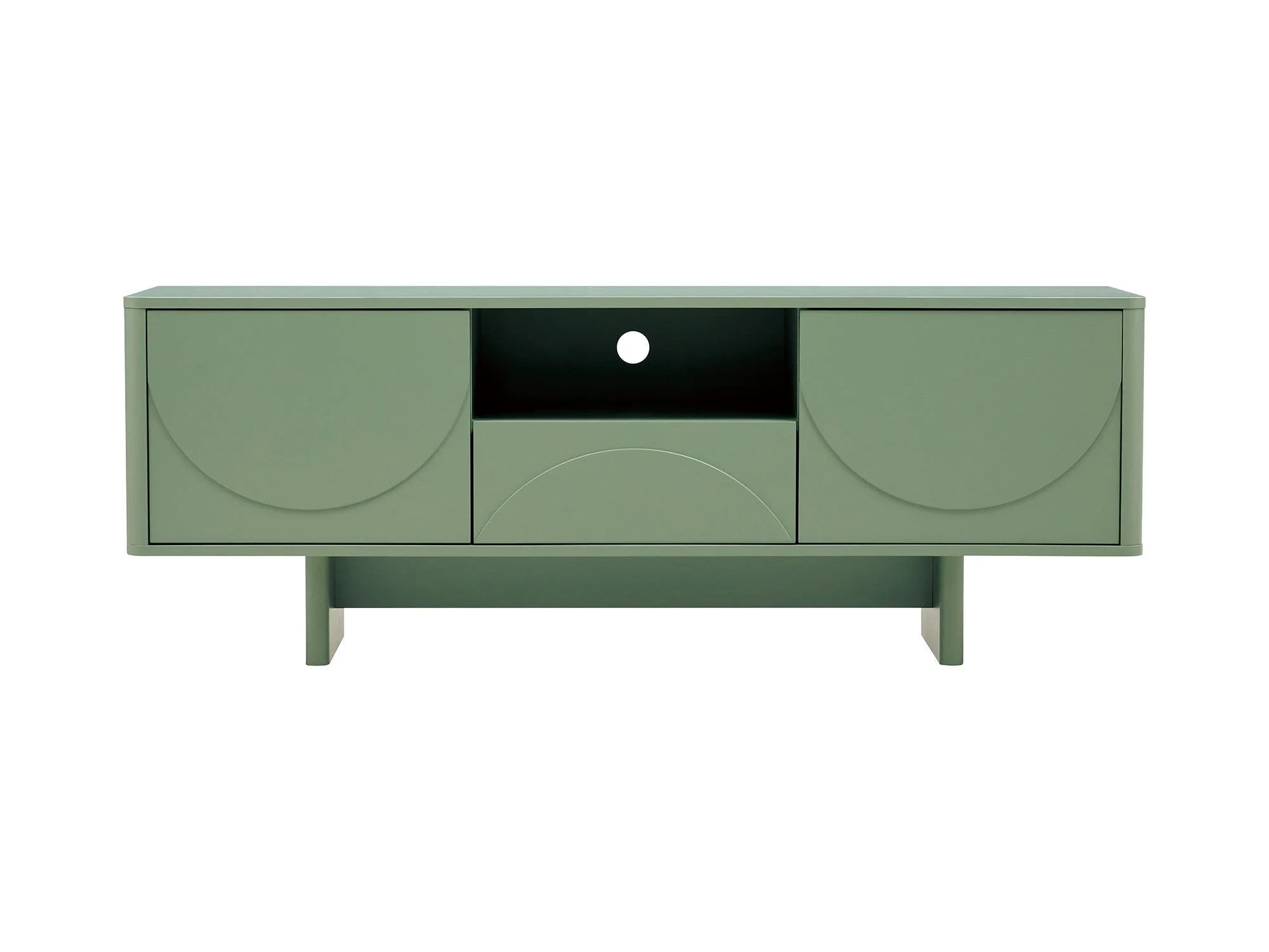 Ella 59" TV Stand in Sage Green