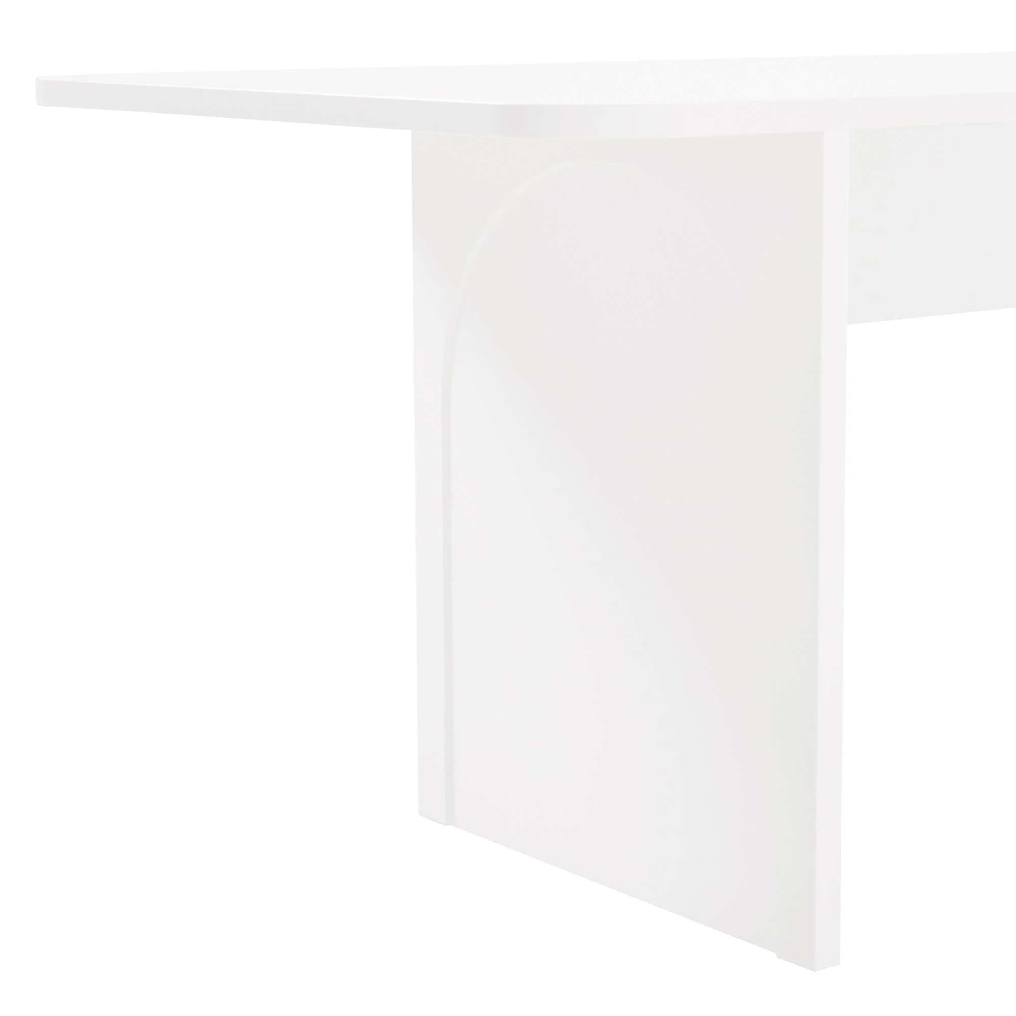 Ella 78.7" Dining Table in White - Image 5