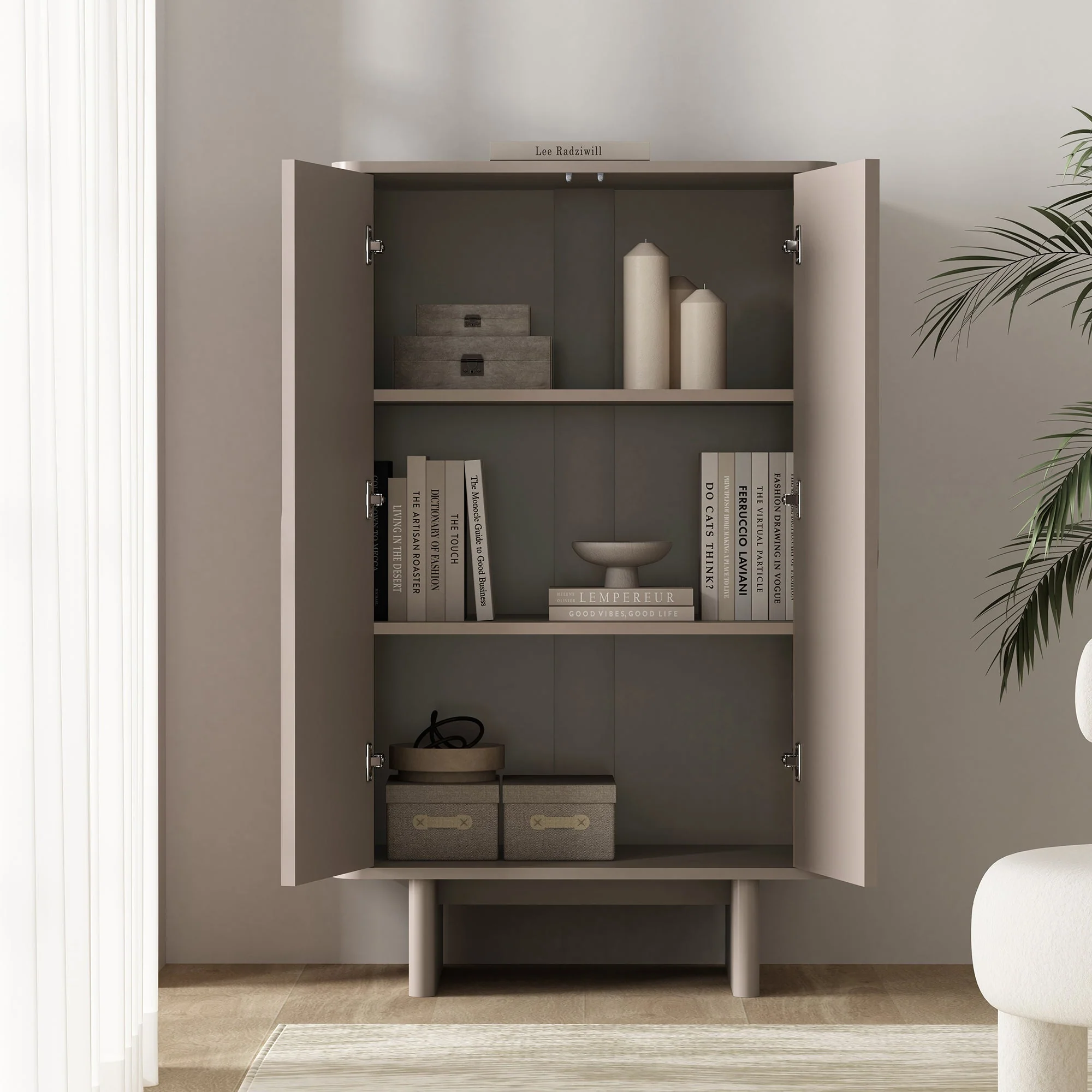 Ella Accent Cabinet in Mocha - Image 5