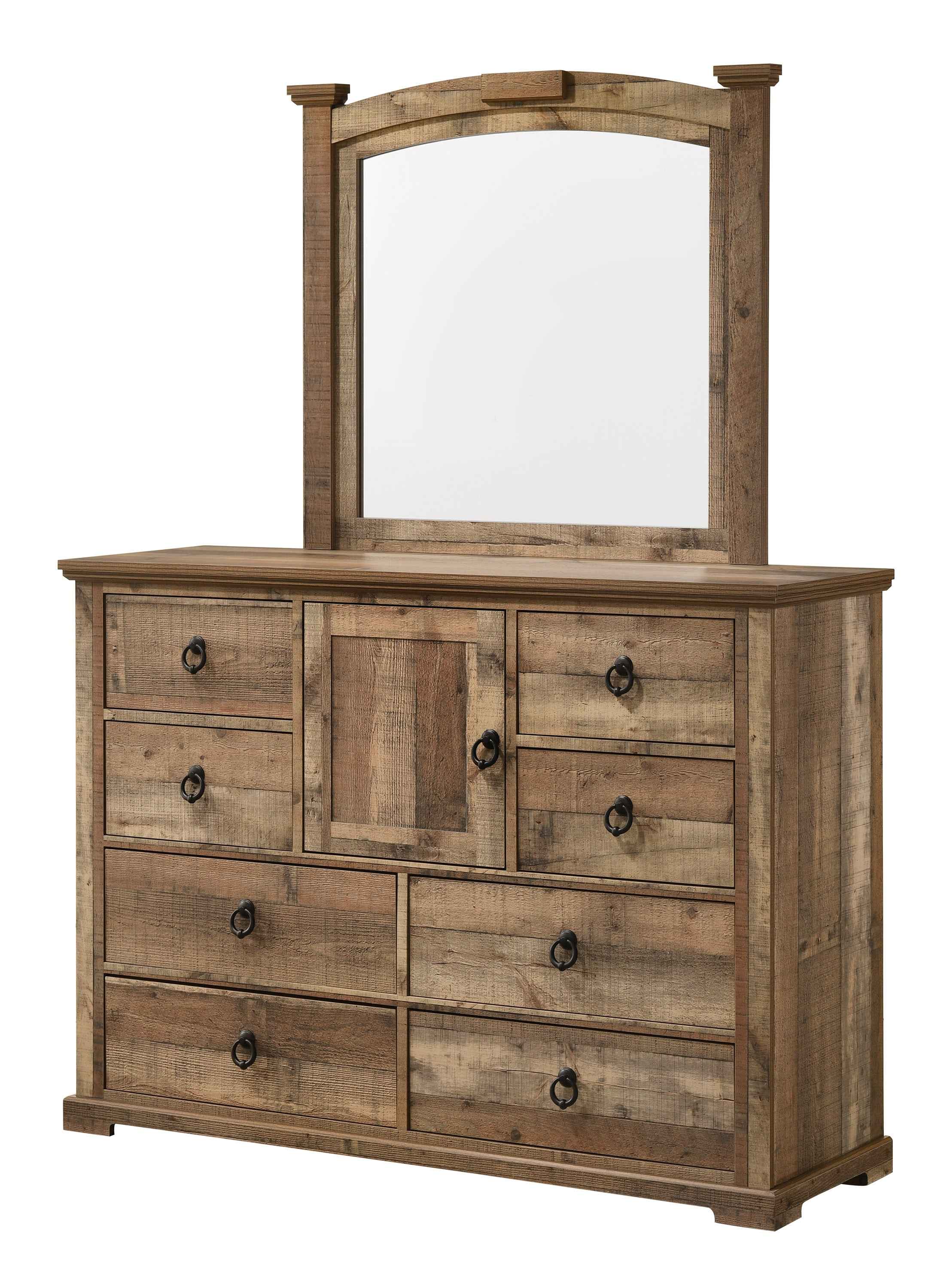 Ella-Mae Reclaimed Natural Dresser Mirror Only - Image 2