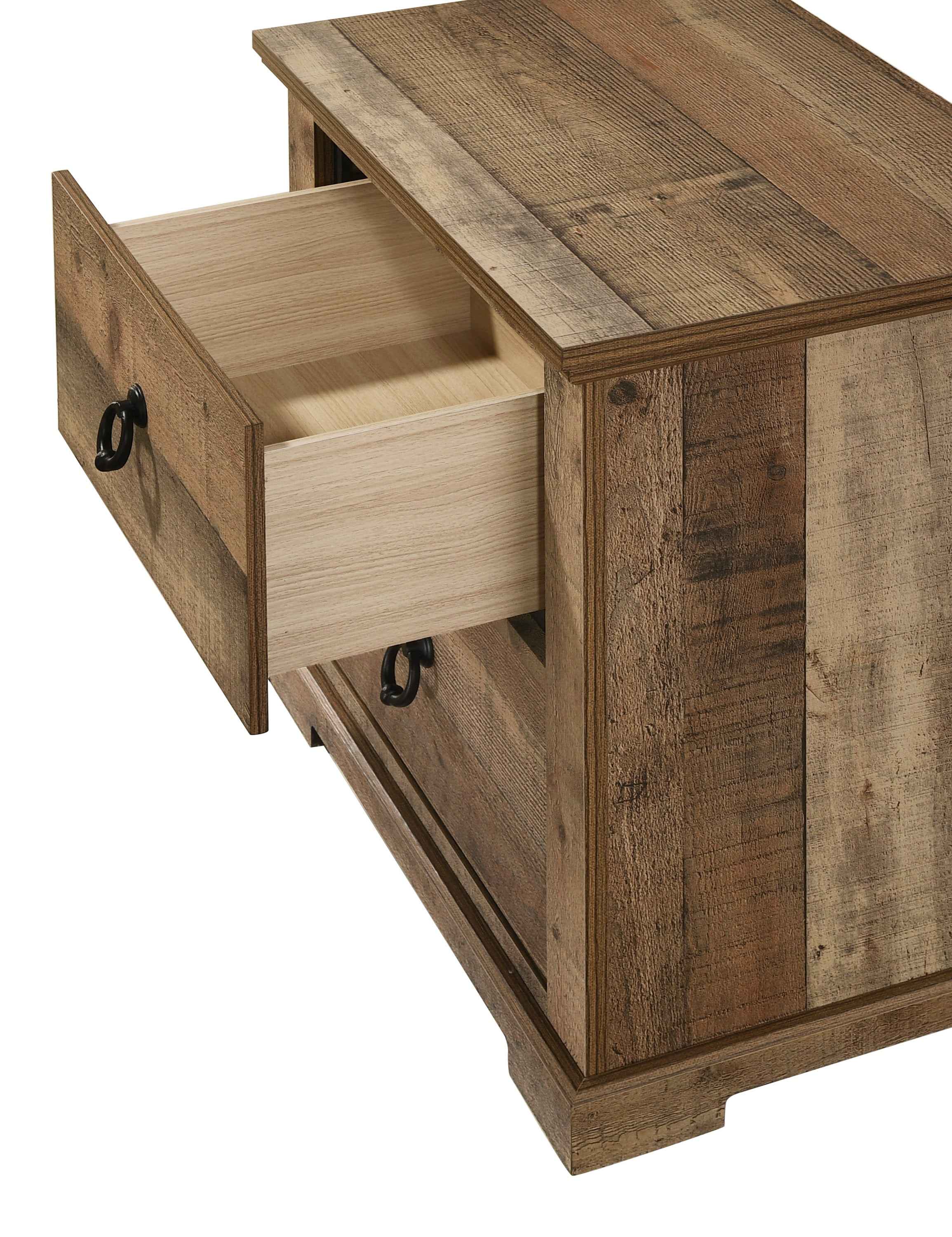 Ella-Mae Reclaimed Natural Nightstand - Image 2