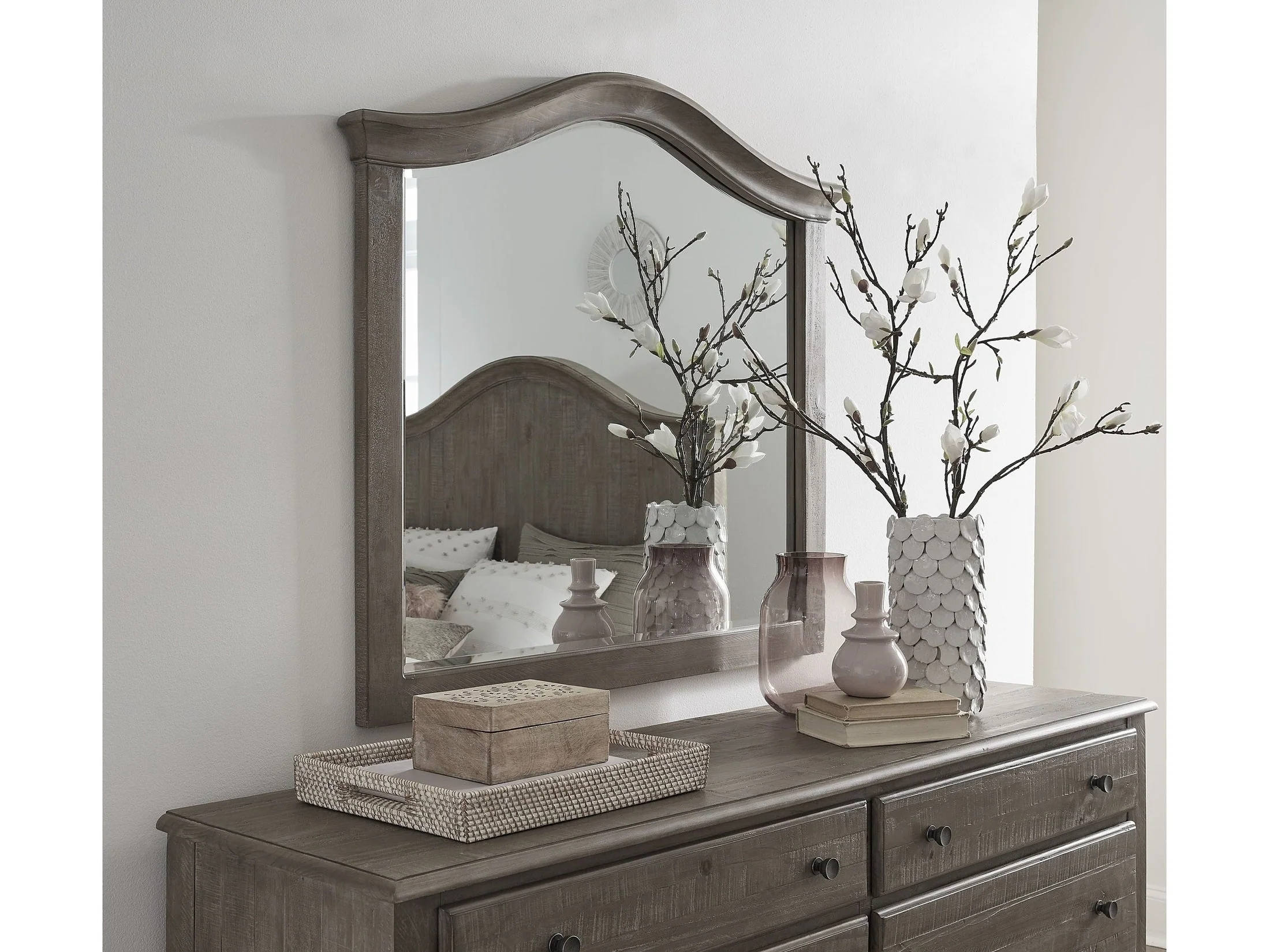 Ella Mirror in Camel