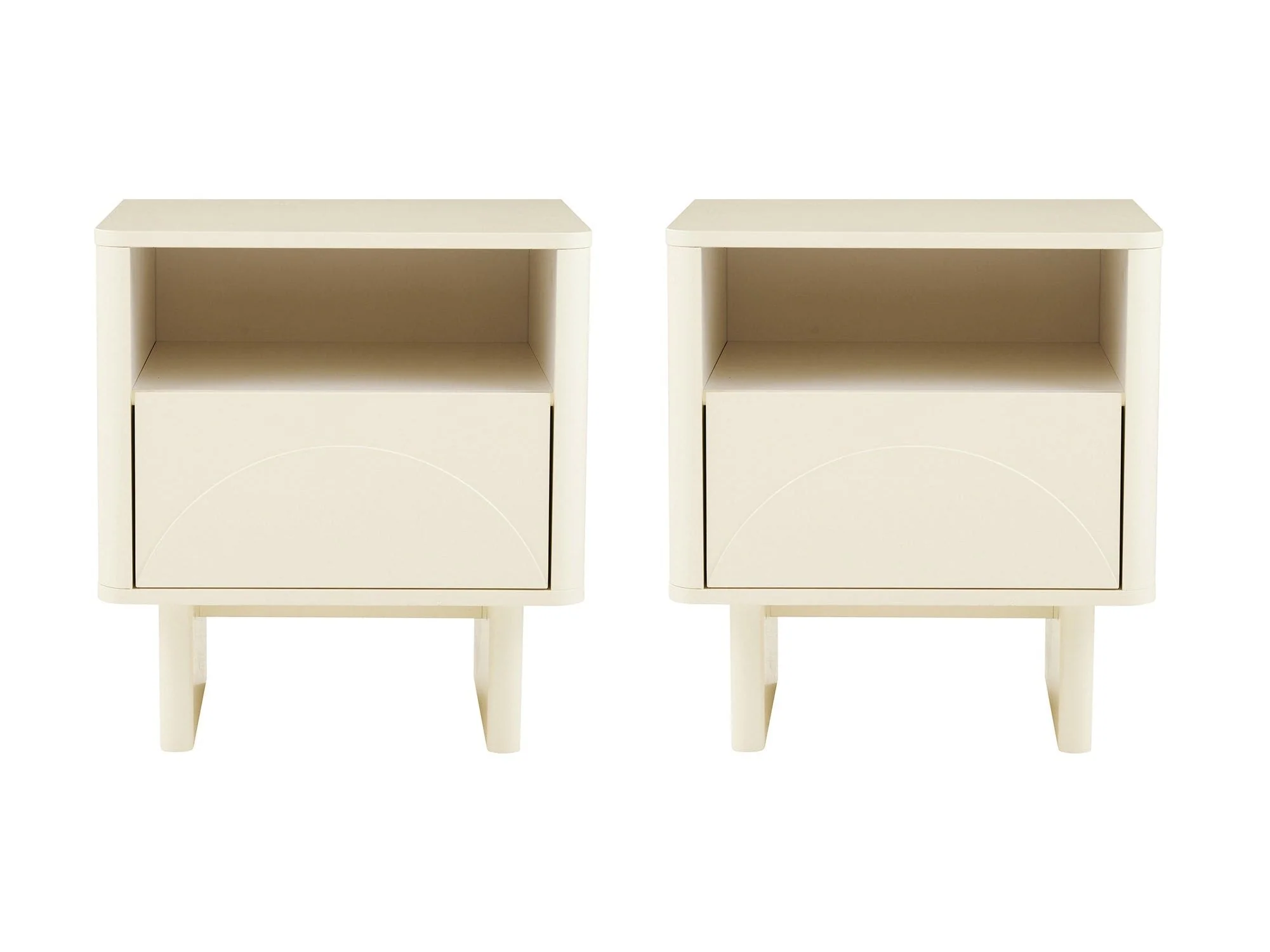 Ella Nightstand in Cream (set of 2)