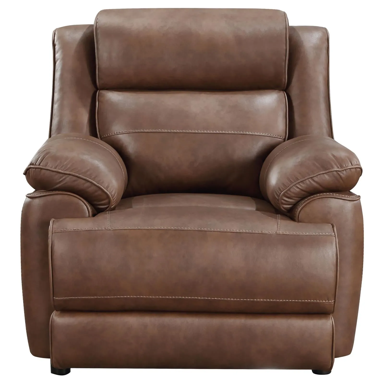 Ellington Dark Brown Upholstered Padded Living Room Set - Image 13