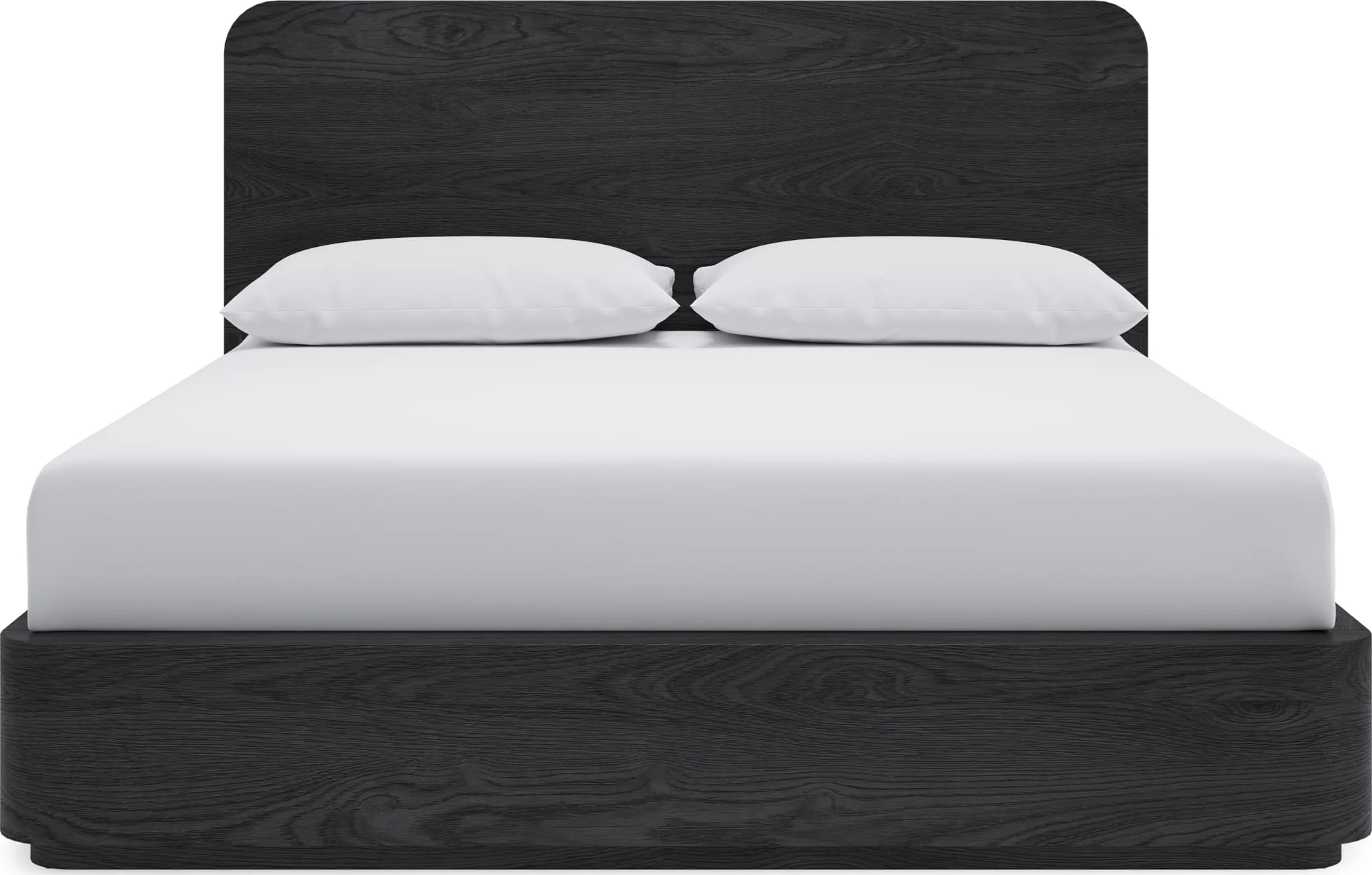 Elora Jet Full Ash Wood Platform Bed - Image 2