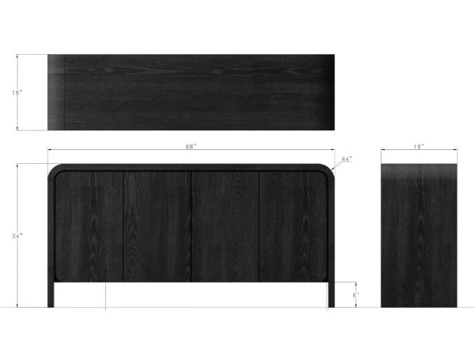 Elora Jet Sideboard