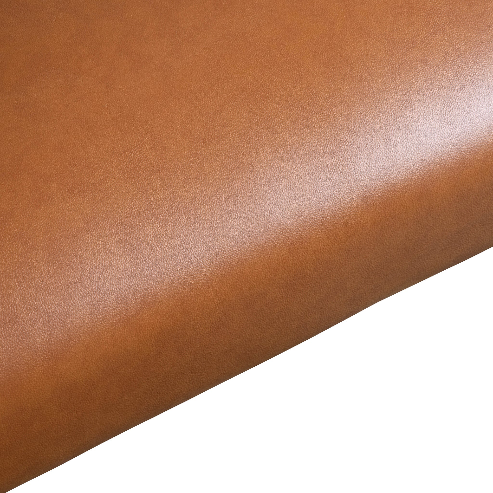 Elwood Cognac Vegan Leather Sofa - Image 6
