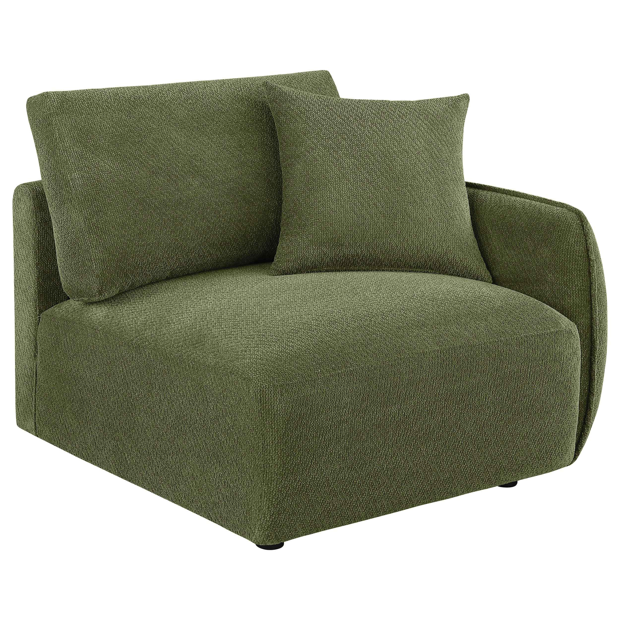 Elysia Green 5-piece Chenille Upholstered Modular Sectional Sofa - Image 12