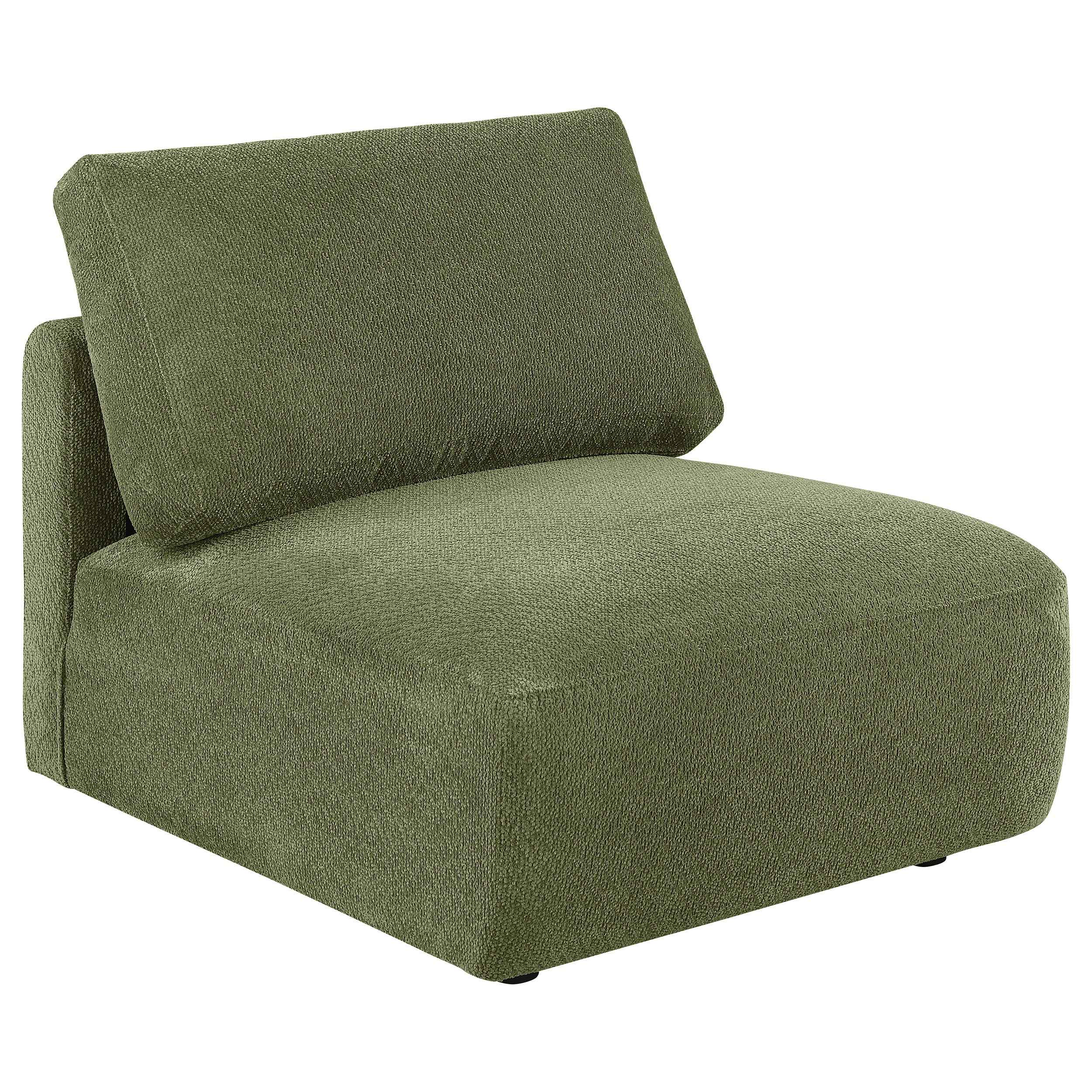 Elysia Green 6-piece Chenille Upholstered Modular Sectional Sofa - Image 9