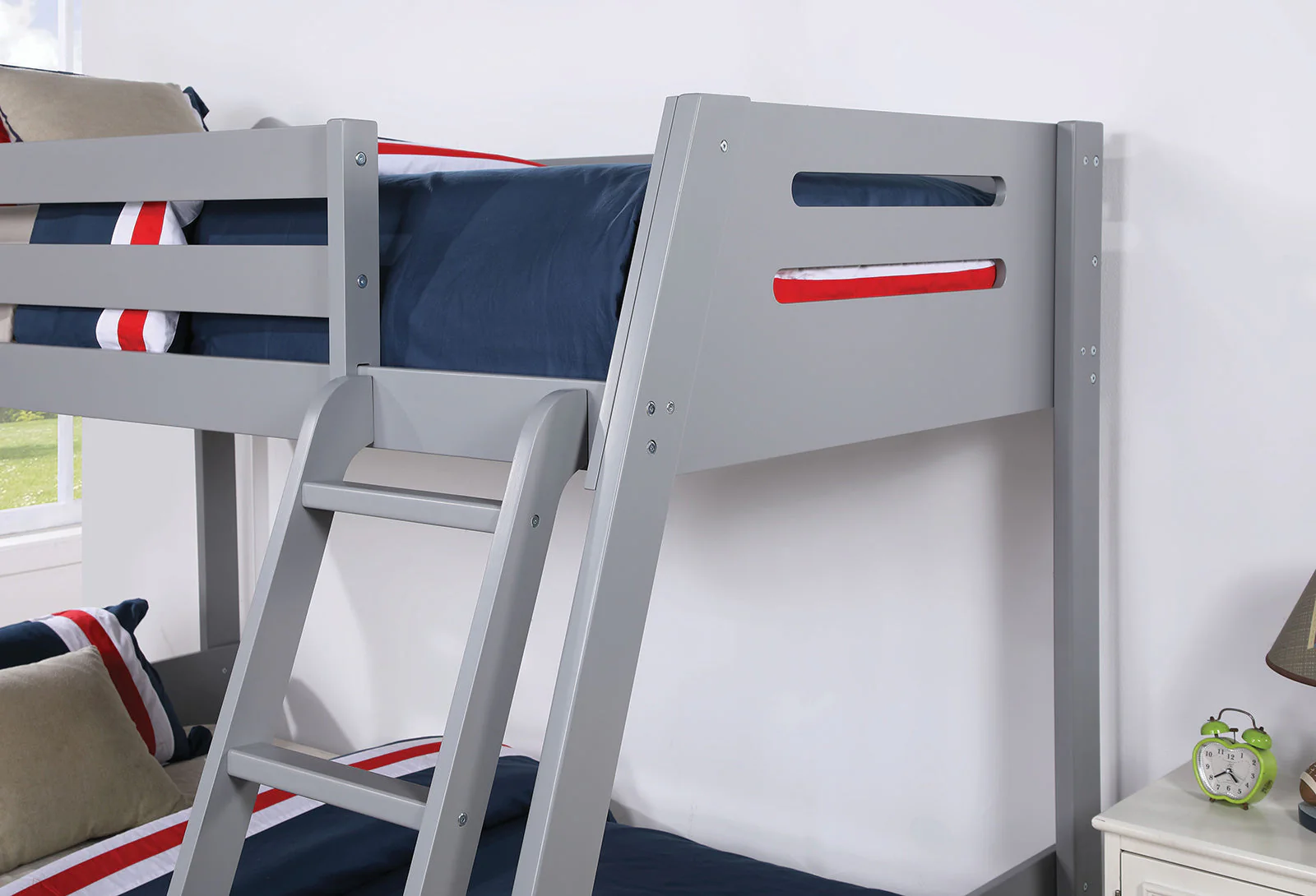 Emilee Gray Twin/Full Bunk Bed - Image 3