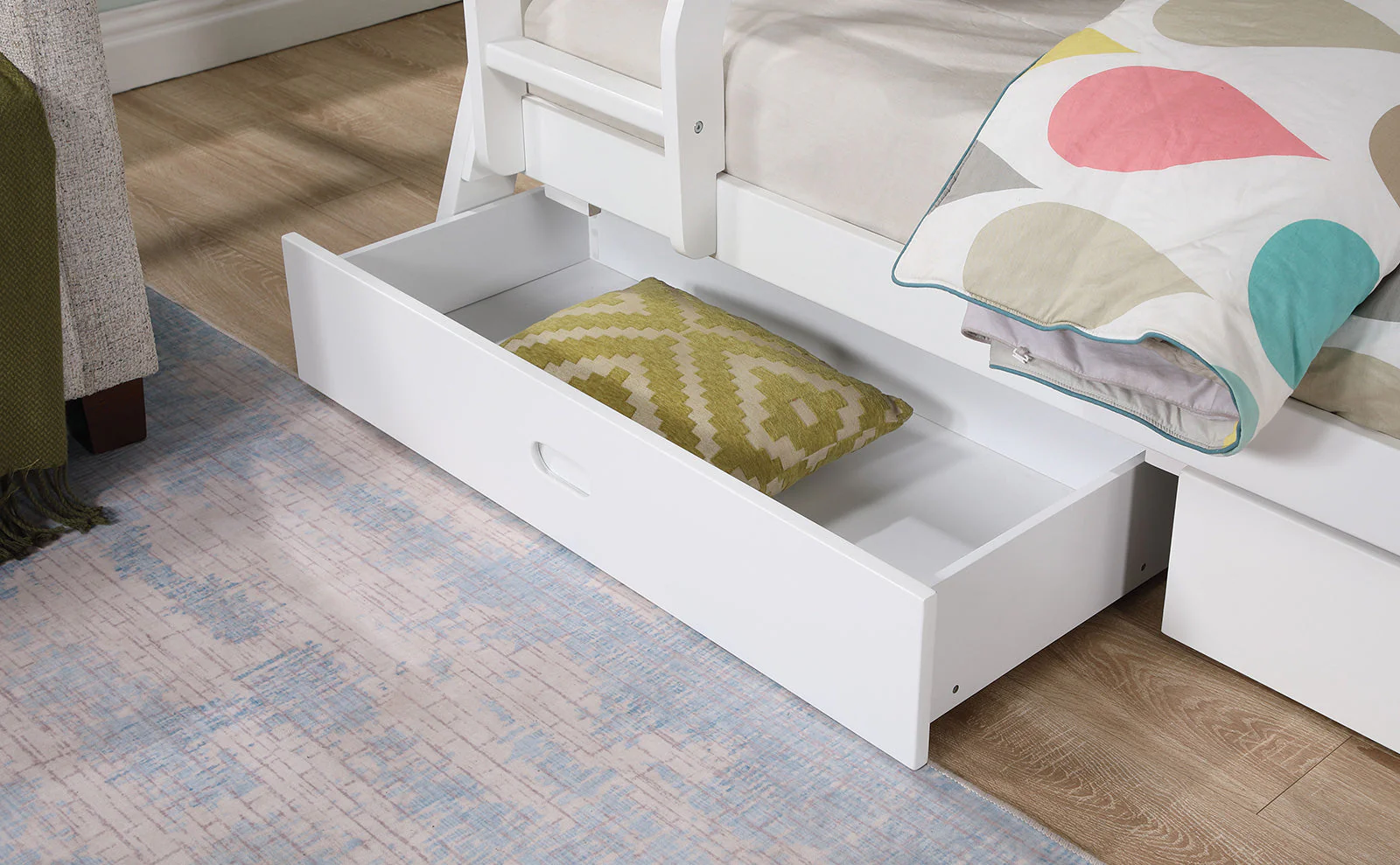 Emilee White Twin/Full Bunk Bed - Image 3