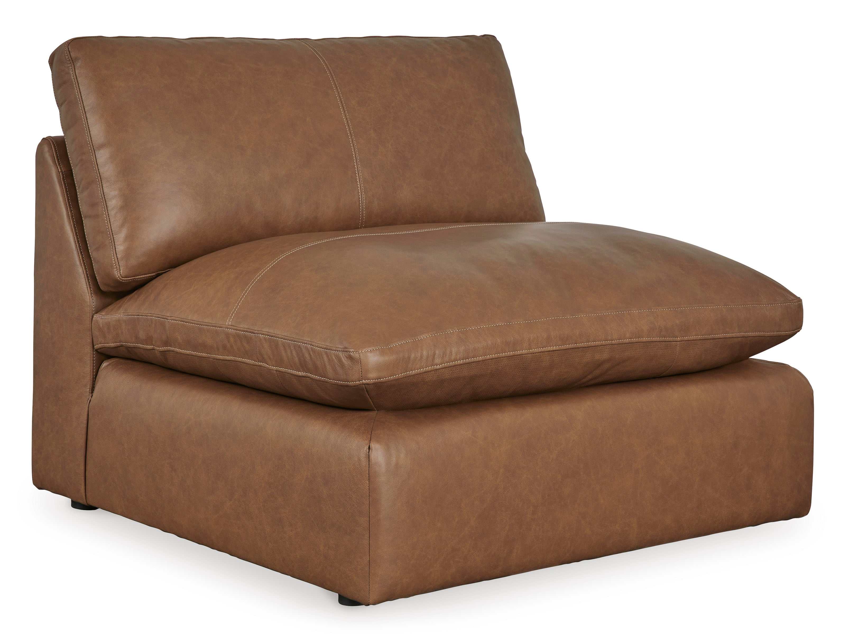 Emilia Caramel Leather Modular Sofa and Loveseat - Image 7