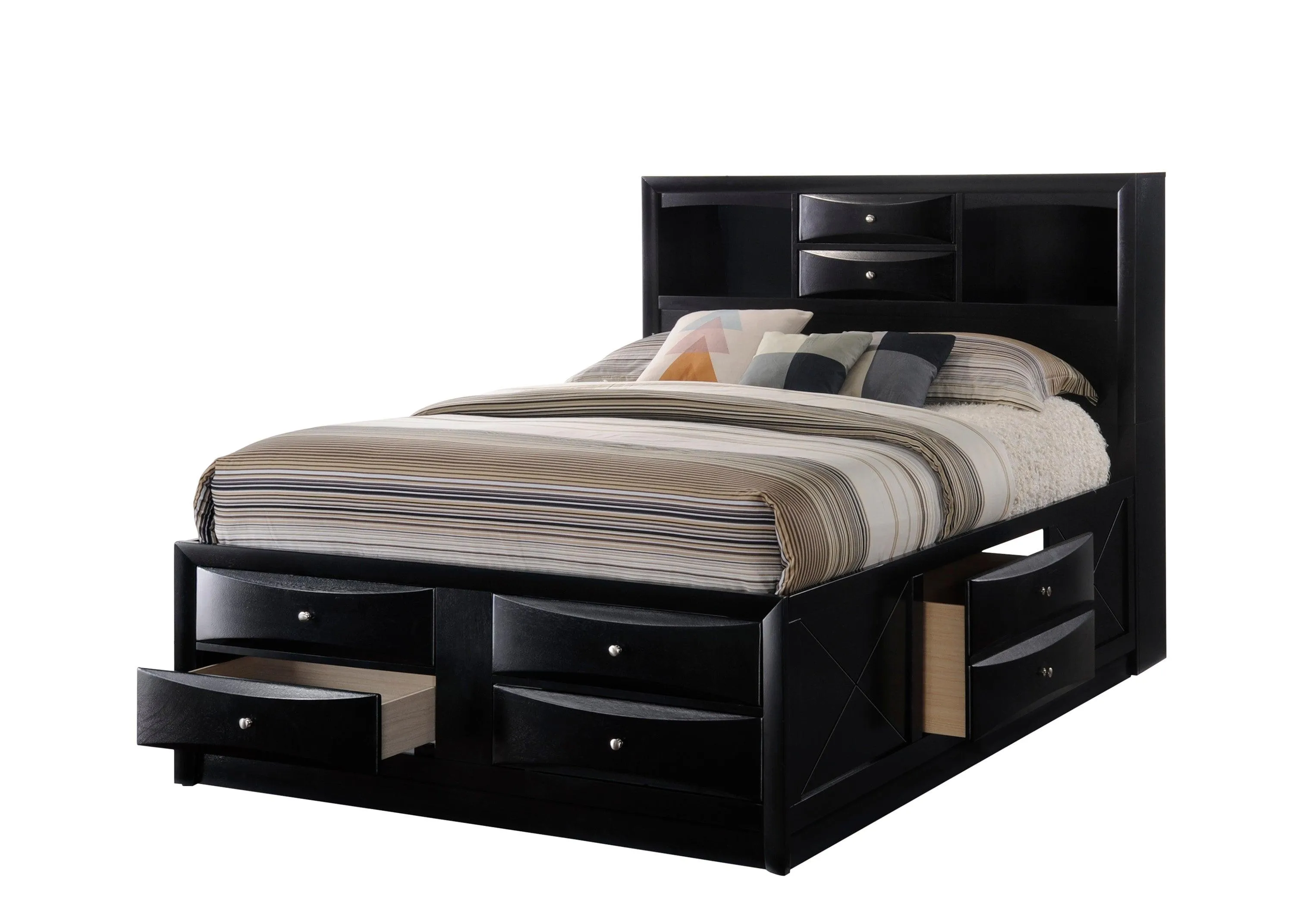 Emily Black Storage Platform Bedroom Set - Image 3