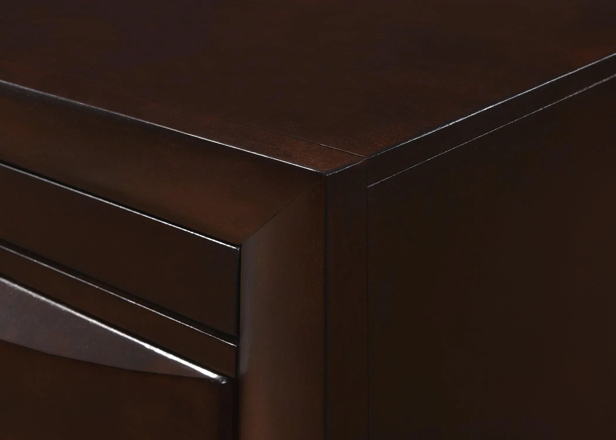 Emily Dark Cherry Nightstand - Image 3