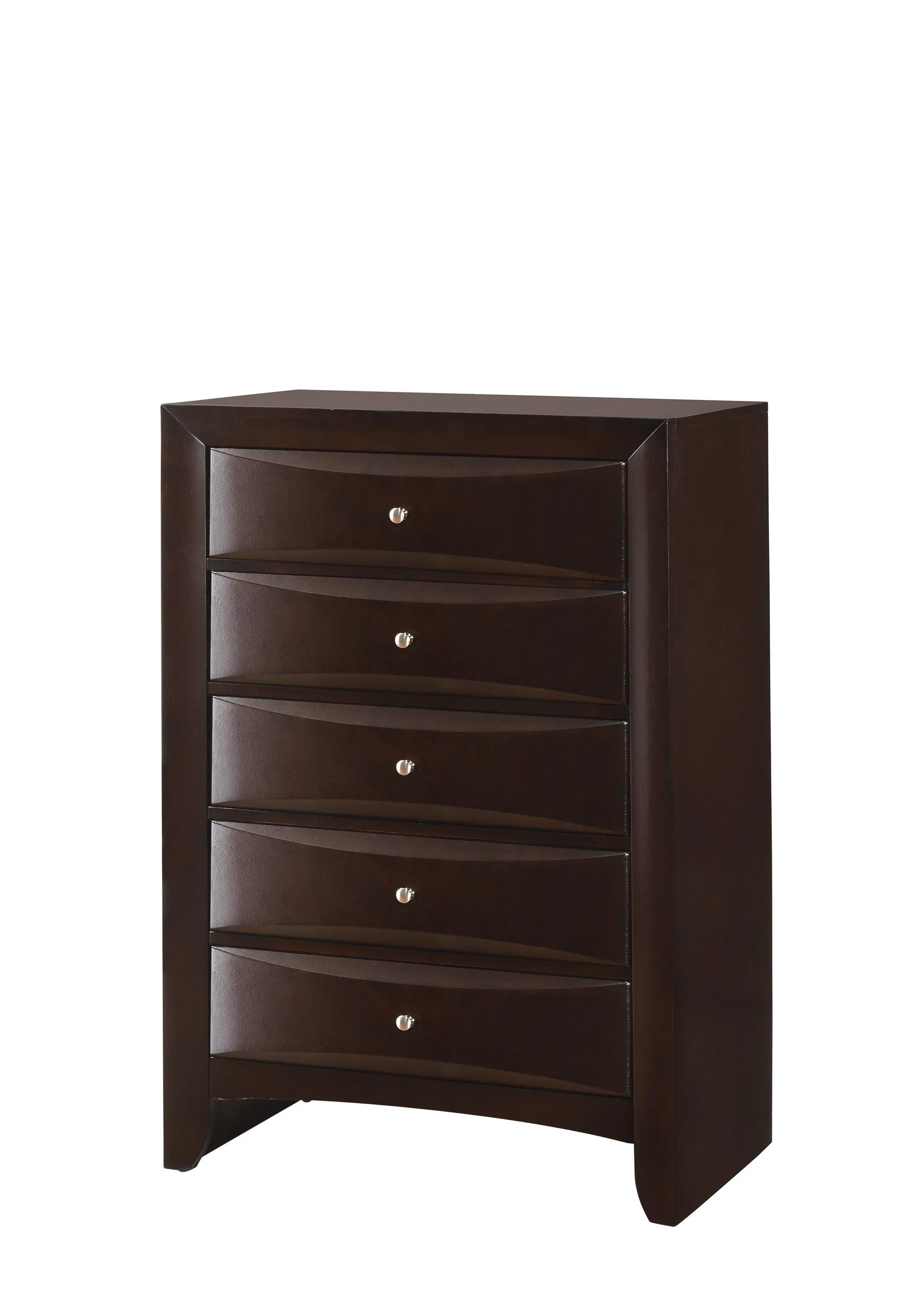 Emily Dark Cherry Storage Platform Bedroom Set - Image 6