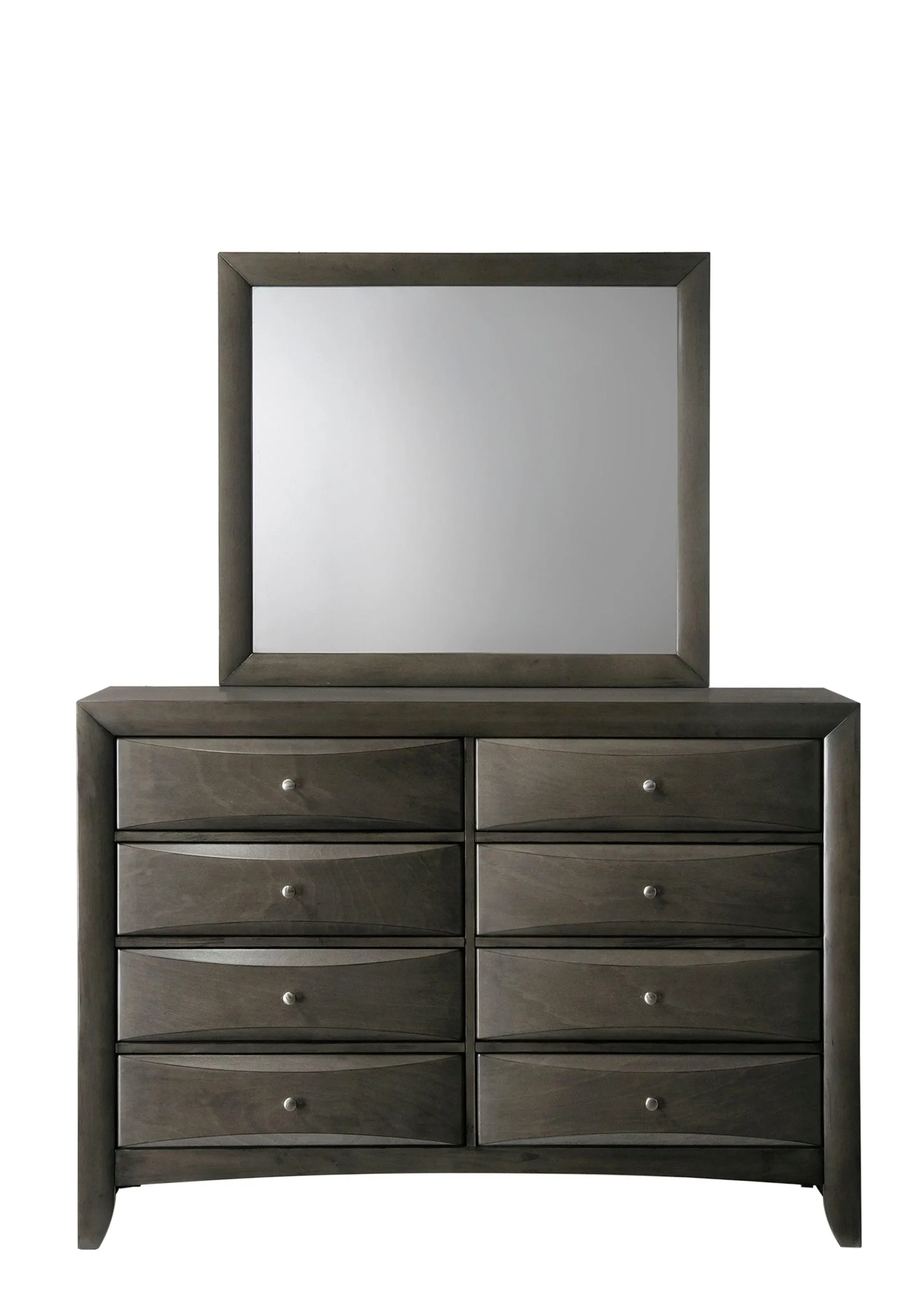 Emily Gray Bedroom Mirror (Mirror Only) - Image 3
