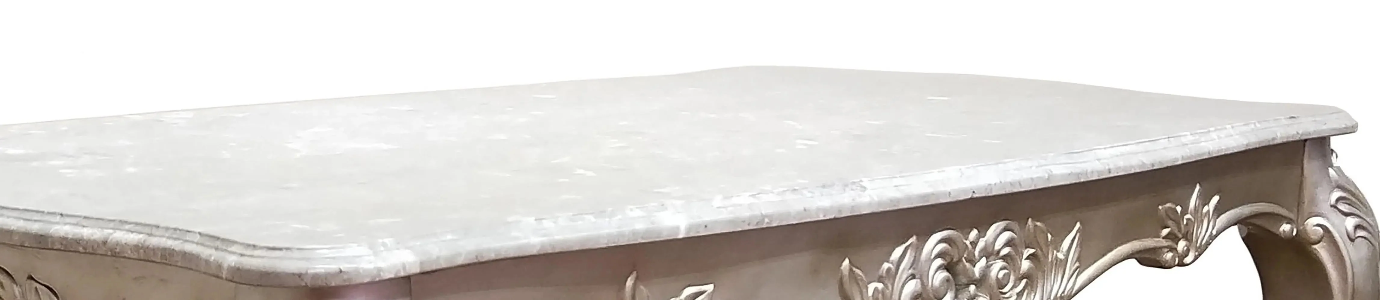 Emily Transitional Style Coffee Table In Champagne Finish Wood - Image 3