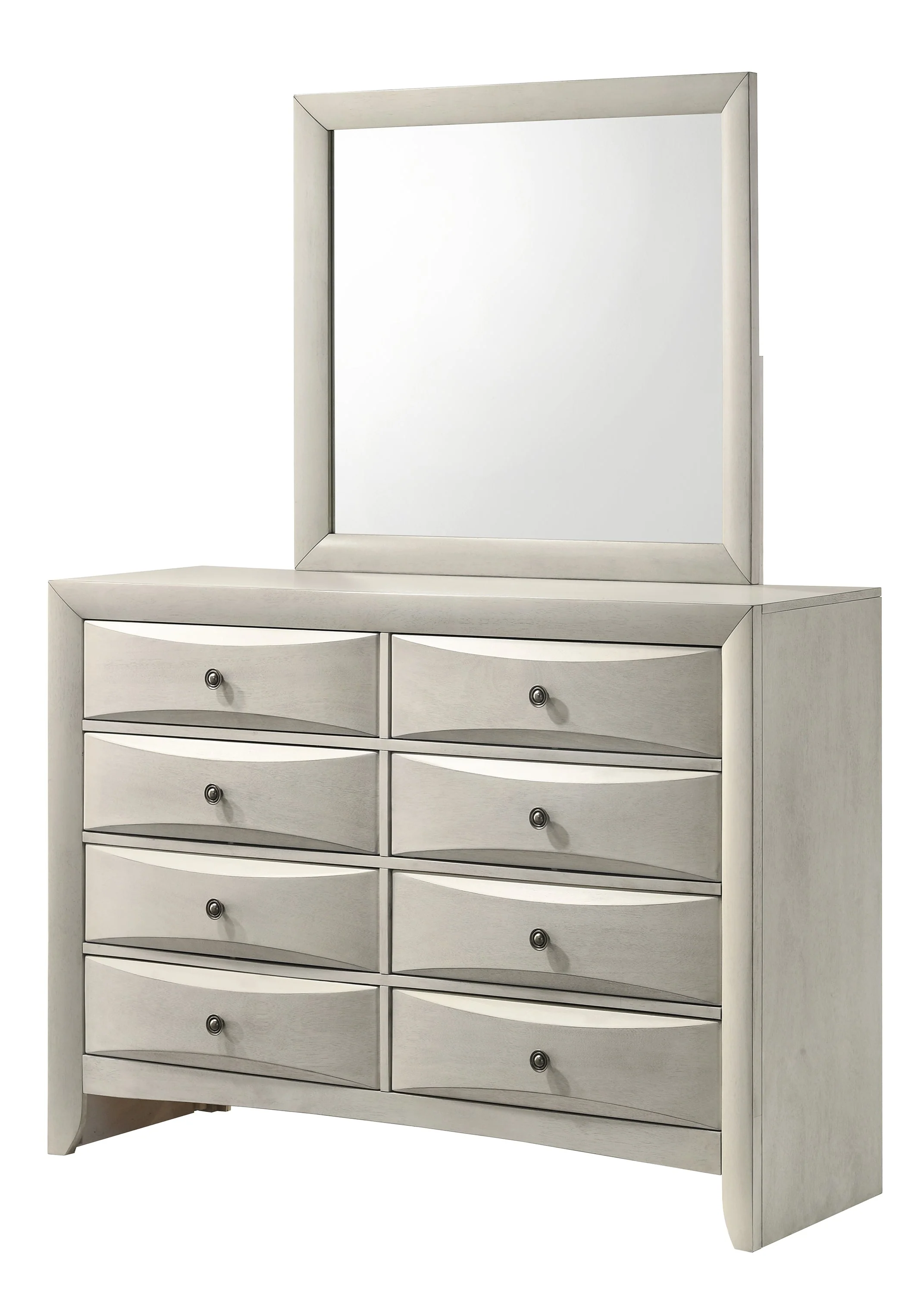 Emily White Storage Platform Bedroom Set - Image 4
