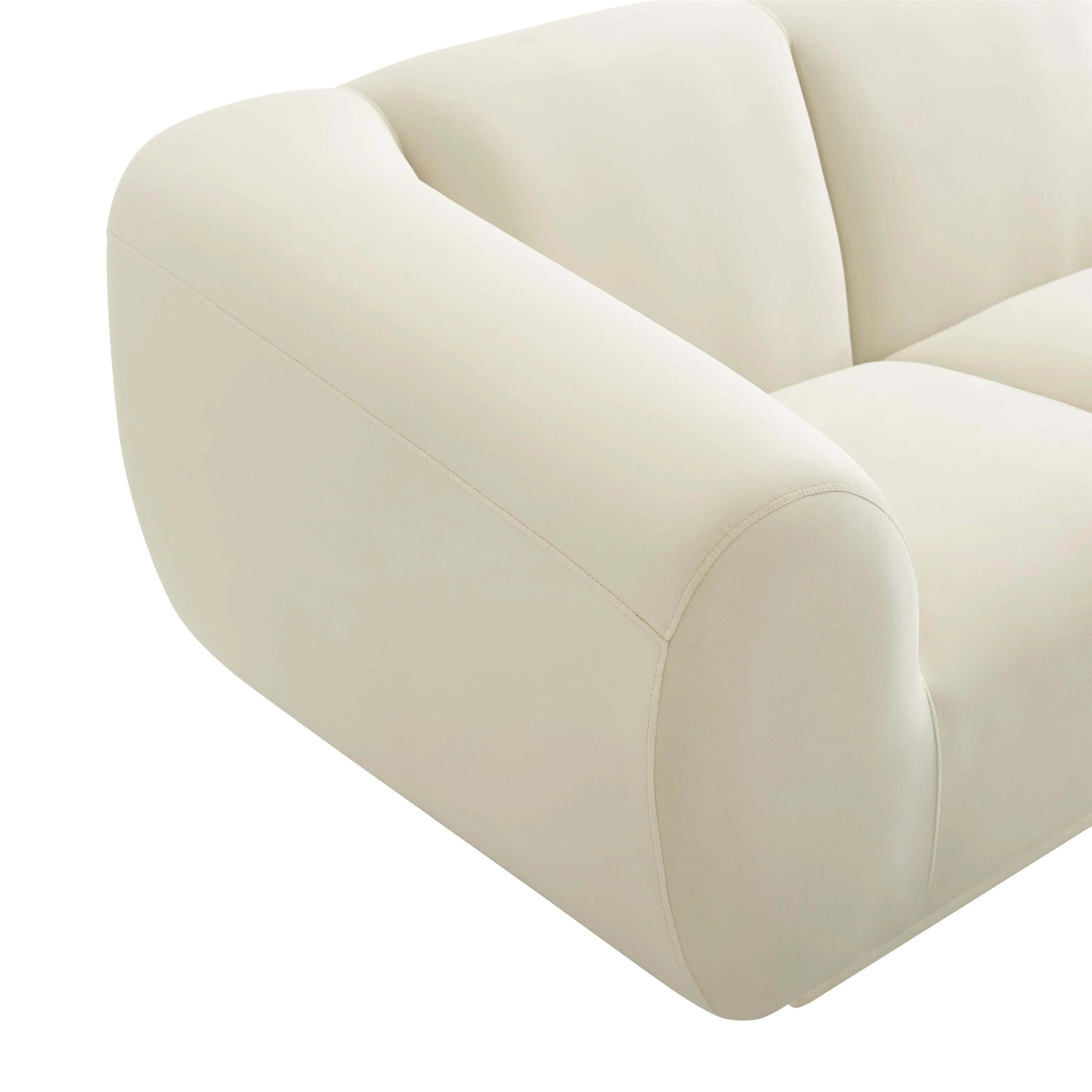 Emmet Velvet Sofa - Image 5