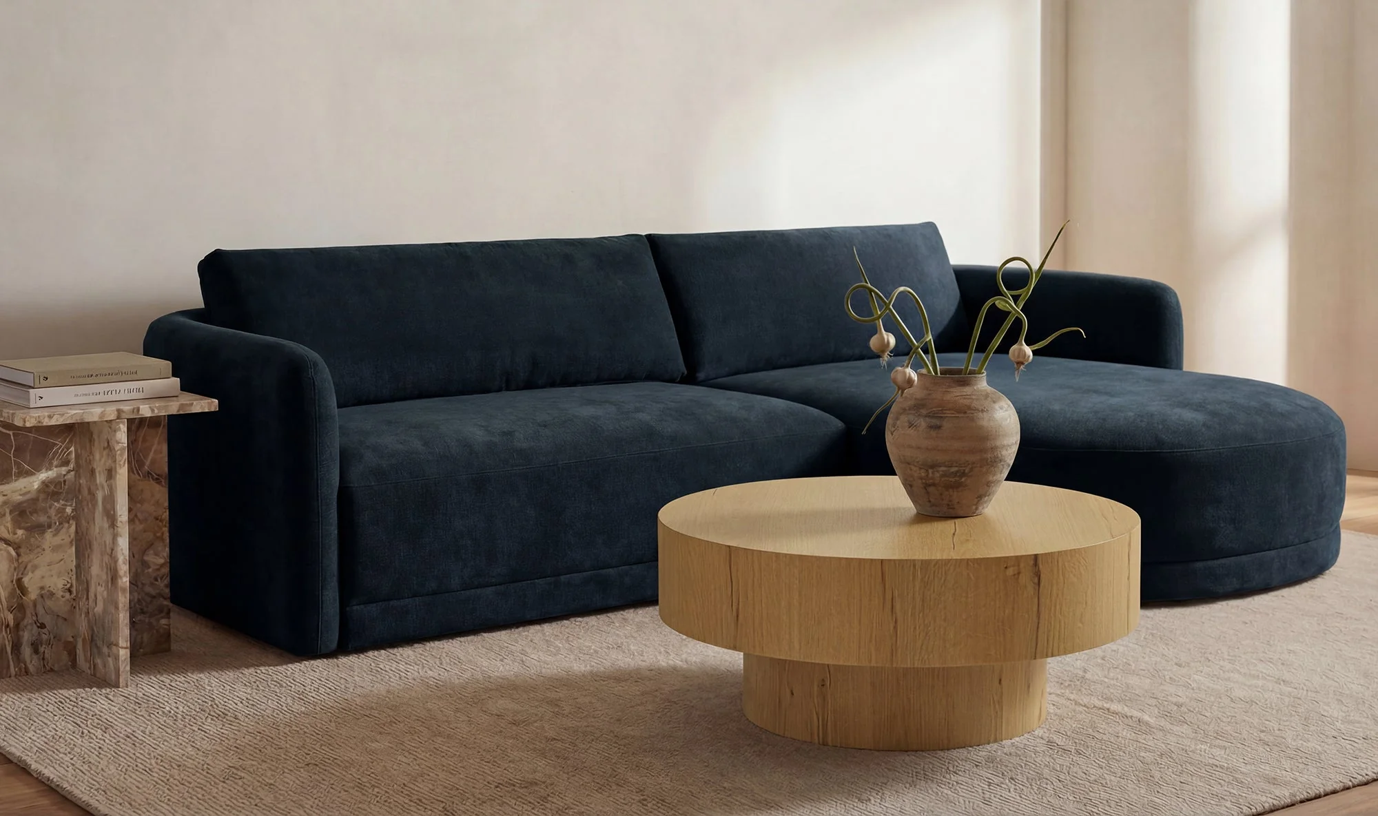 Emmy Sectional Dark Blue - Image 6