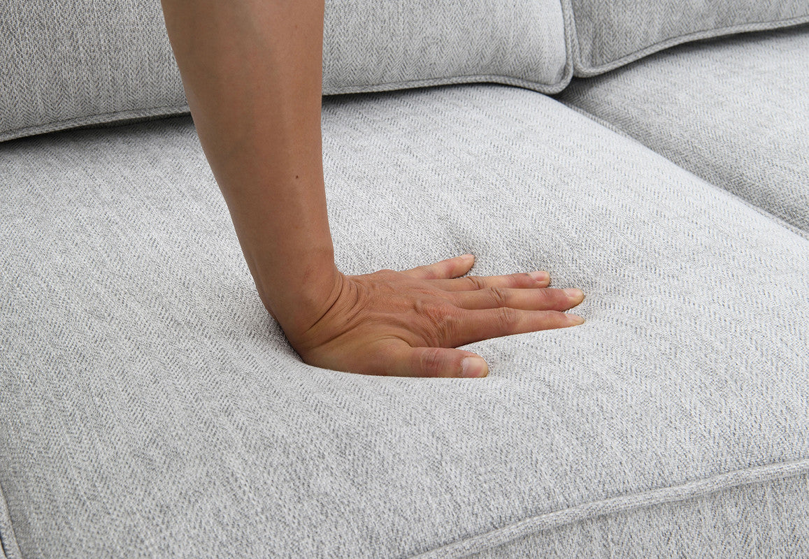 Enea Light Gray Loveseat - Image 4