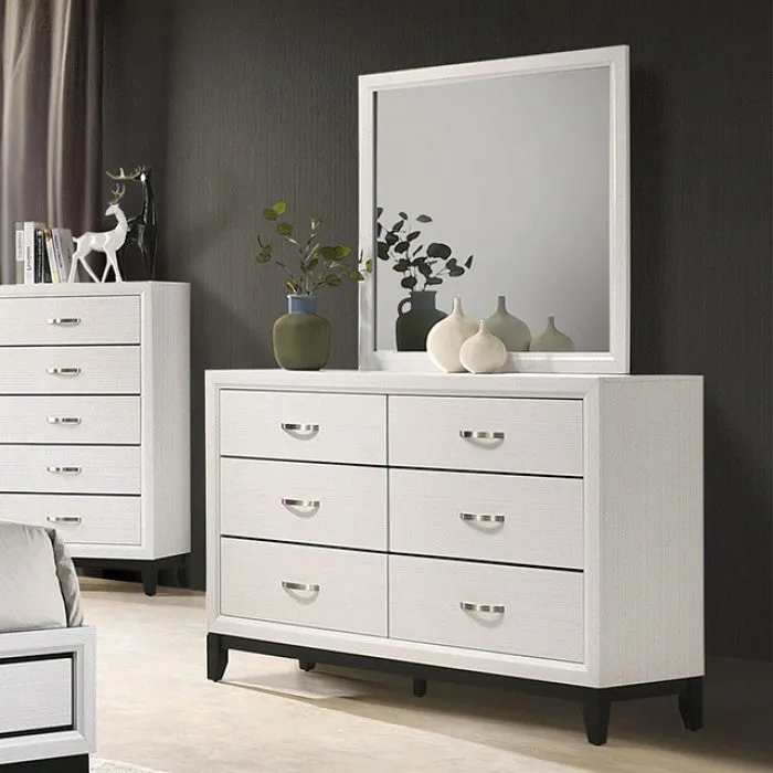 Errico White 5-Piece Queen Bedroom Set - Image 4
