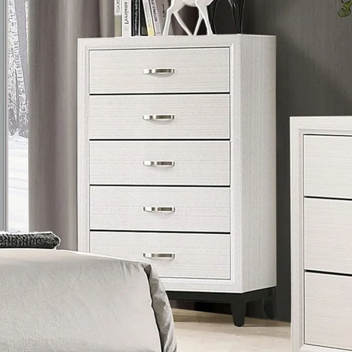 Errico White 5-Piece Queen Bedroom Set - Image 6