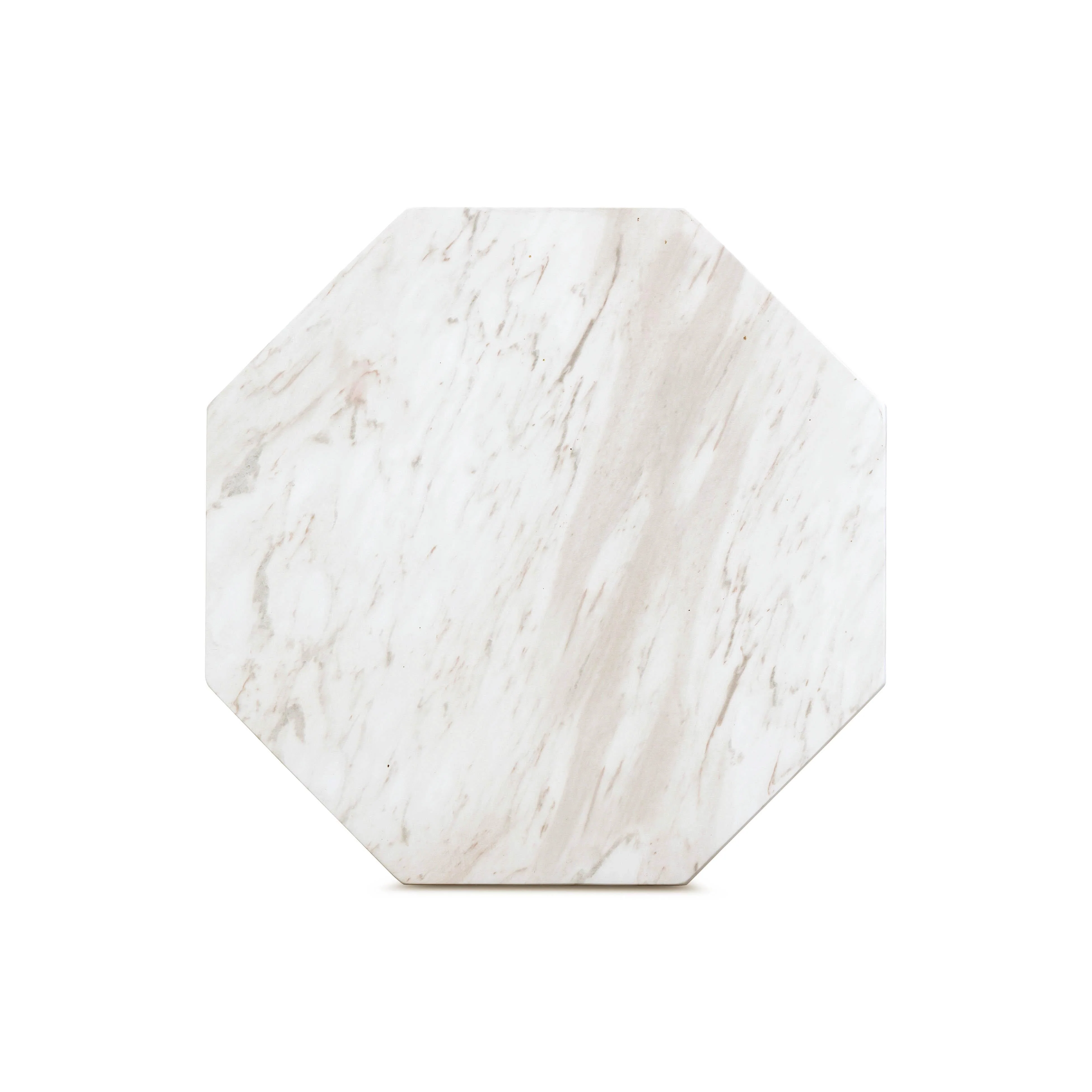 Esme Faux Marble Indoor / Outdoor Round Side Table - Image 4