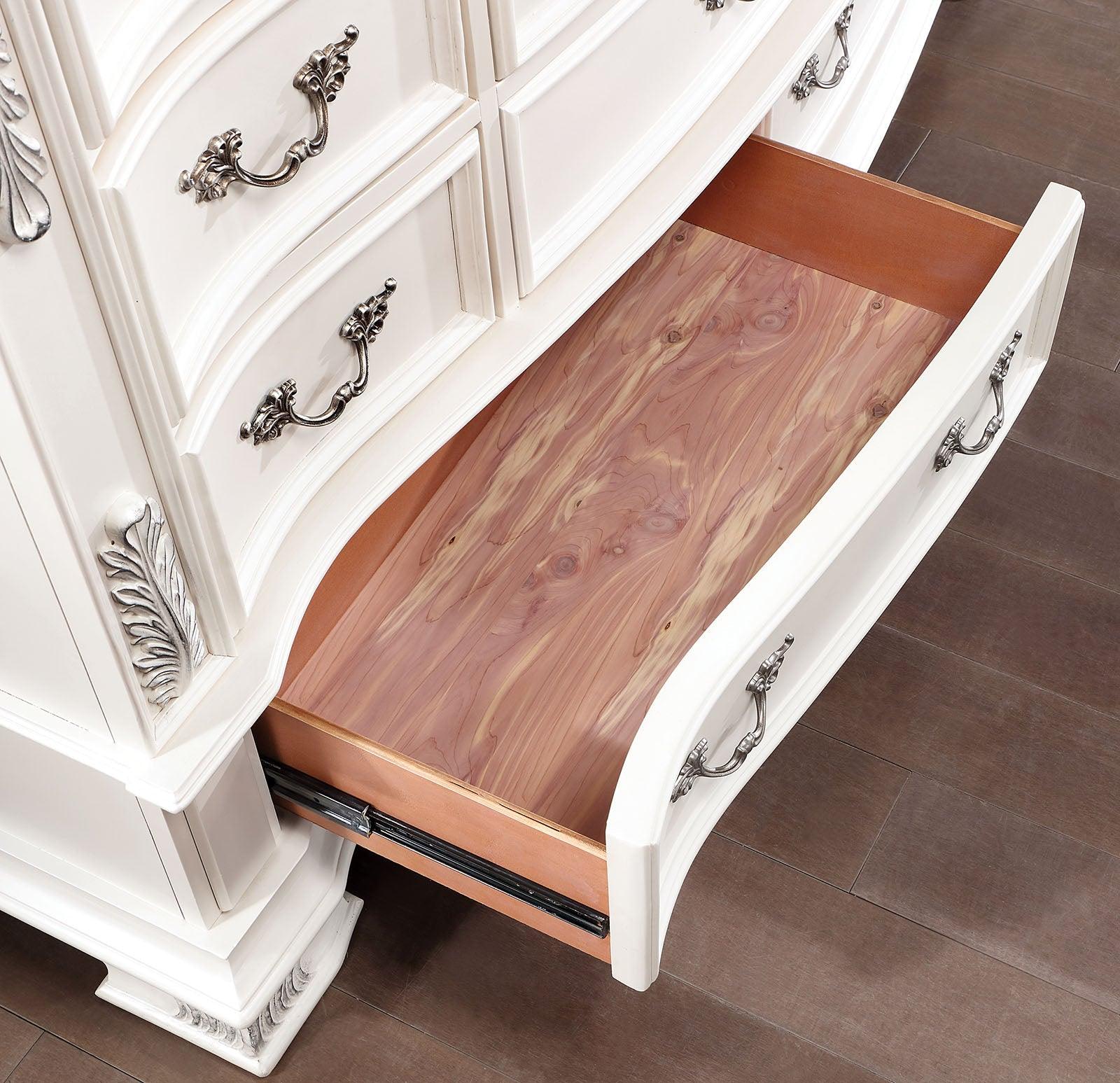 Esparanza Pearl White Dresser - Image 4
