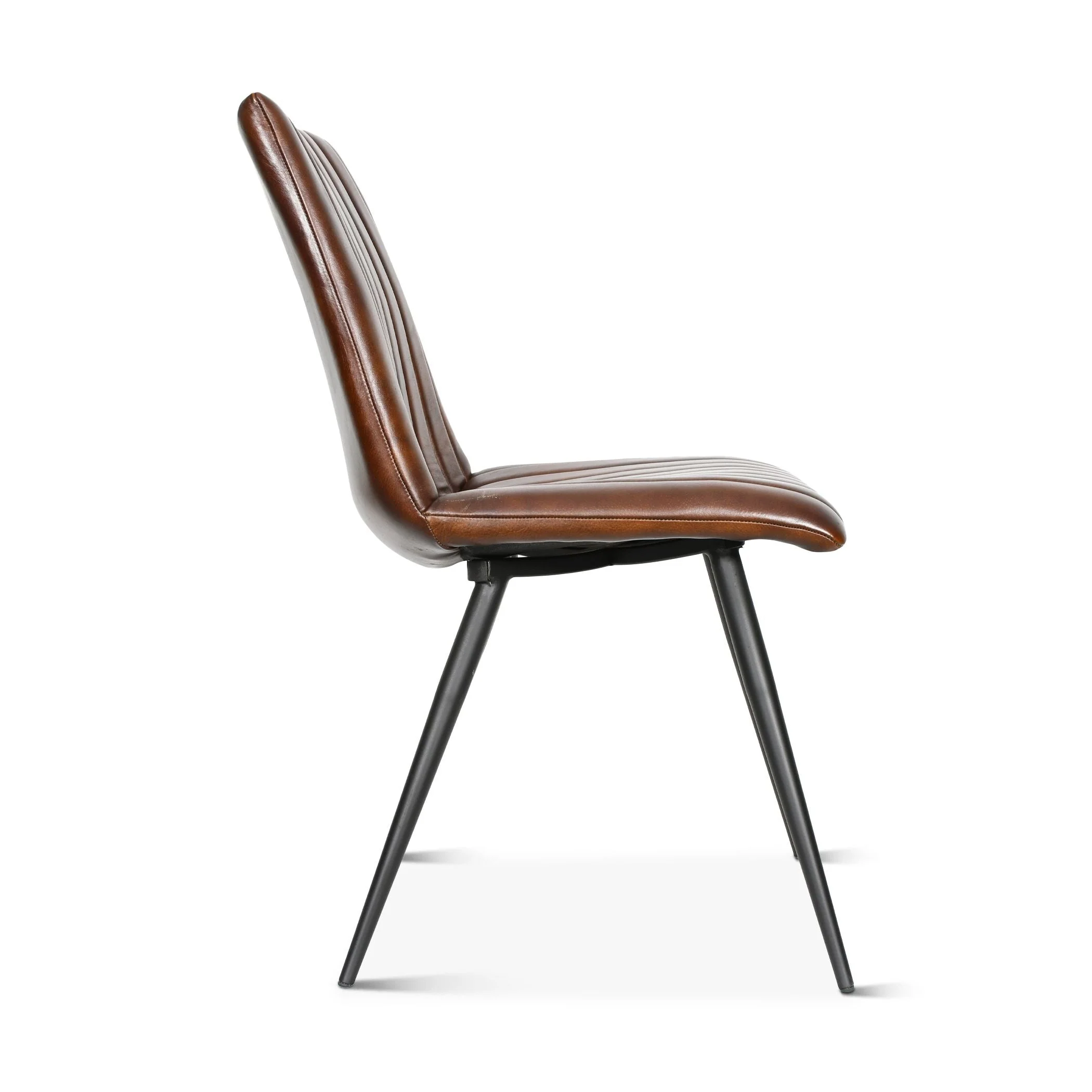 Essex Chelsea 19" Dining Chair in Hand Washed Chestnut, Set of 2 - Image 3