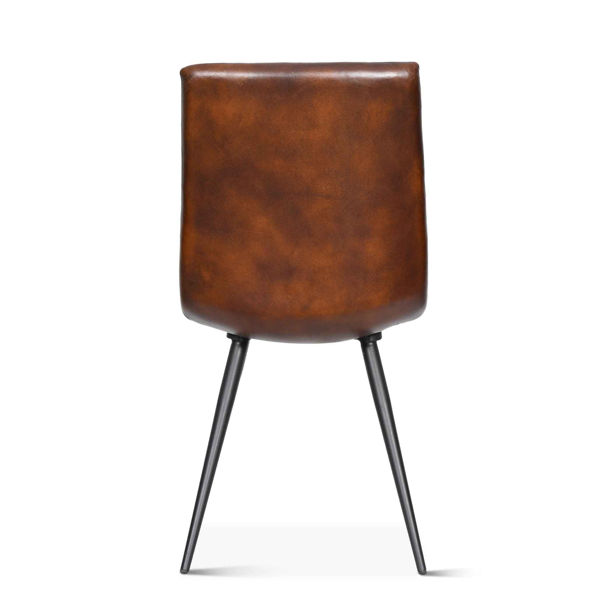 Essex Chelsea 19" Dining Chair in Hand Washed Chestnut, Set of 2 - Image 4