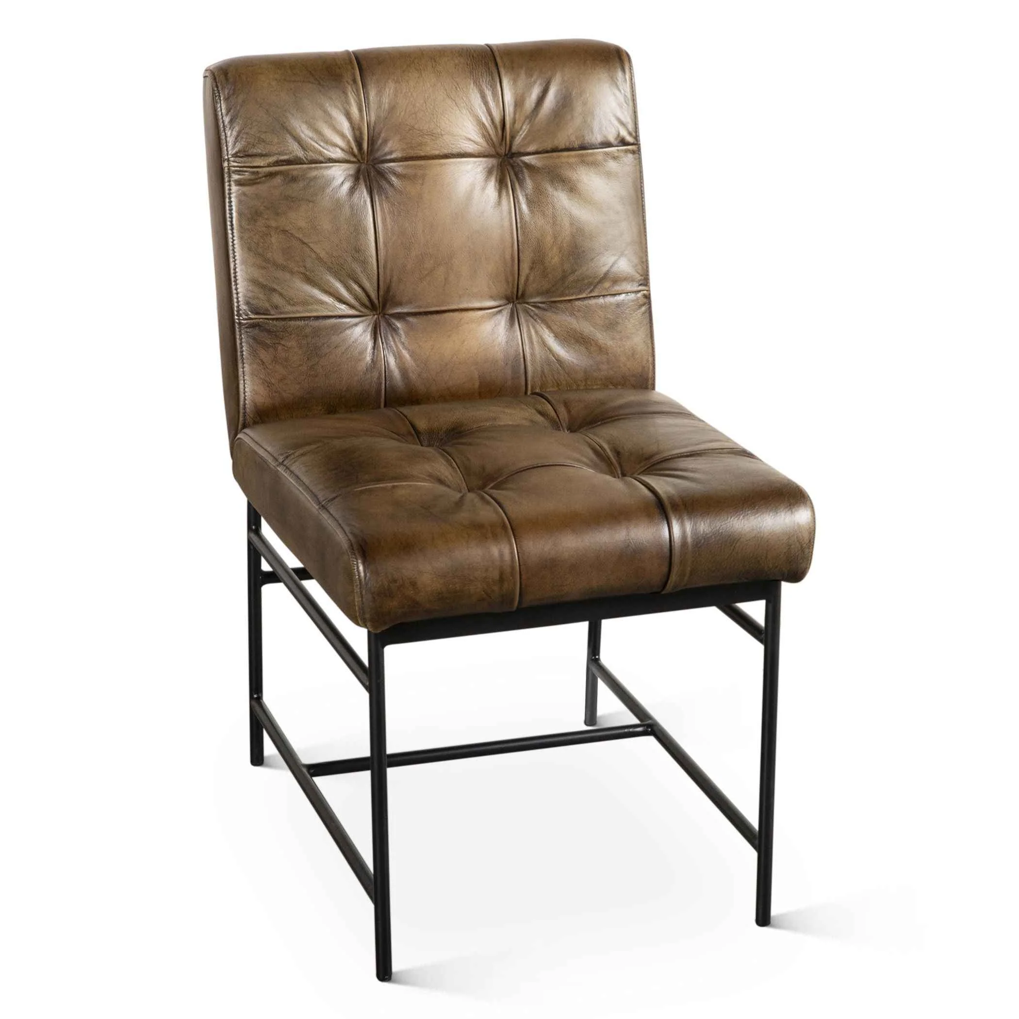 Essex Stockton 19" Dining Chair in Antique Whiskey, Set of 2 - Image 3