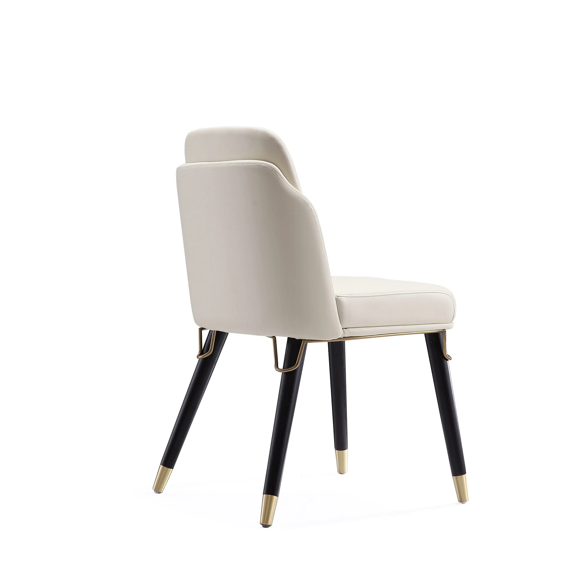 Estelle Dining Chair in Cream and Black (set of 2) - Image 7