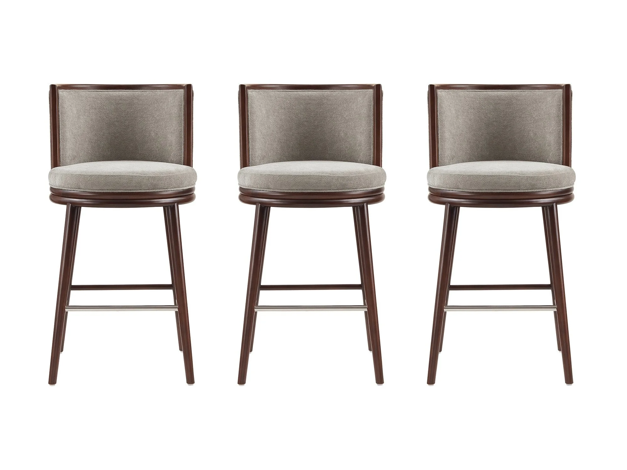 Evalyn Barstool in Dove (set of 3)