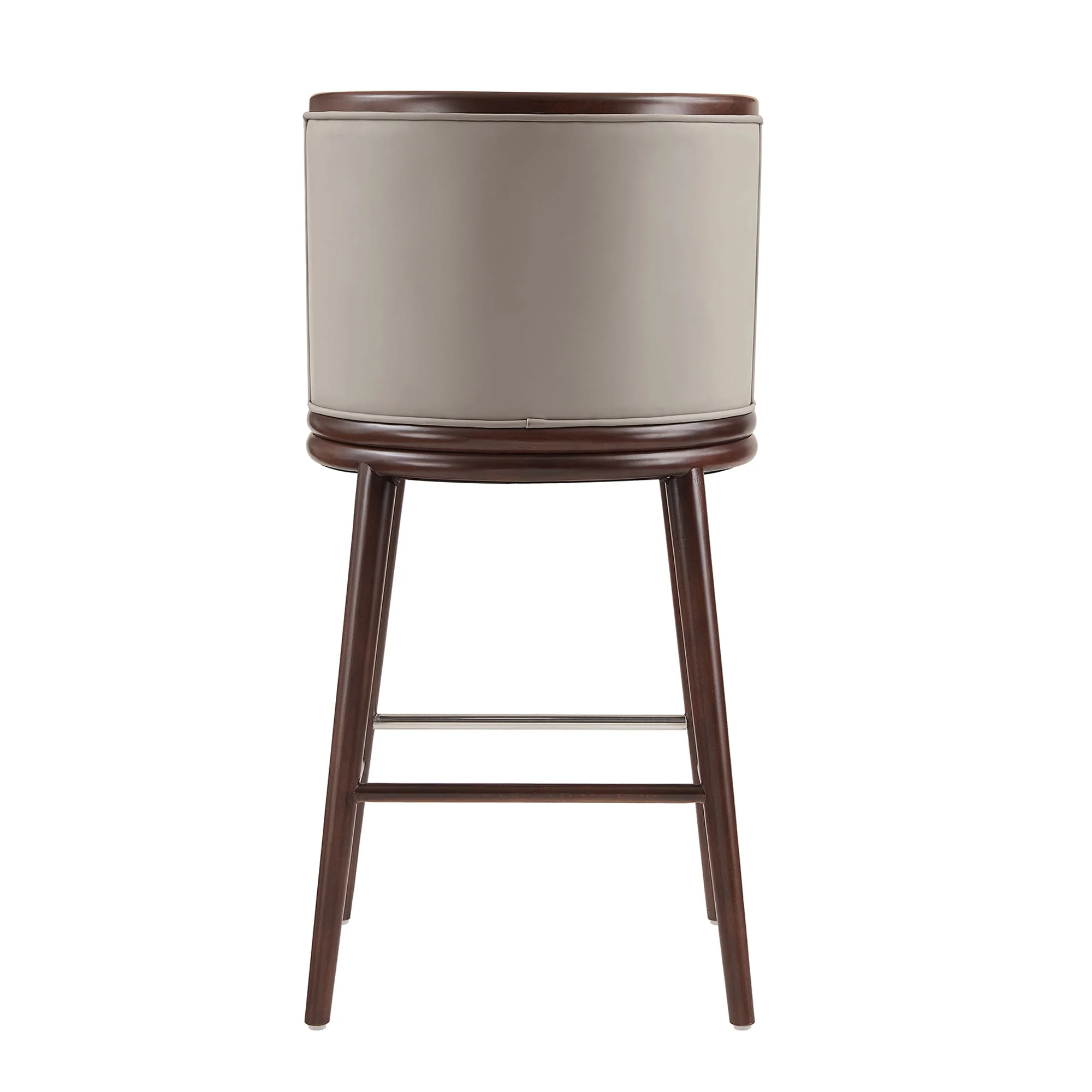 Evalyn Barstool in Taupe - Image 8
