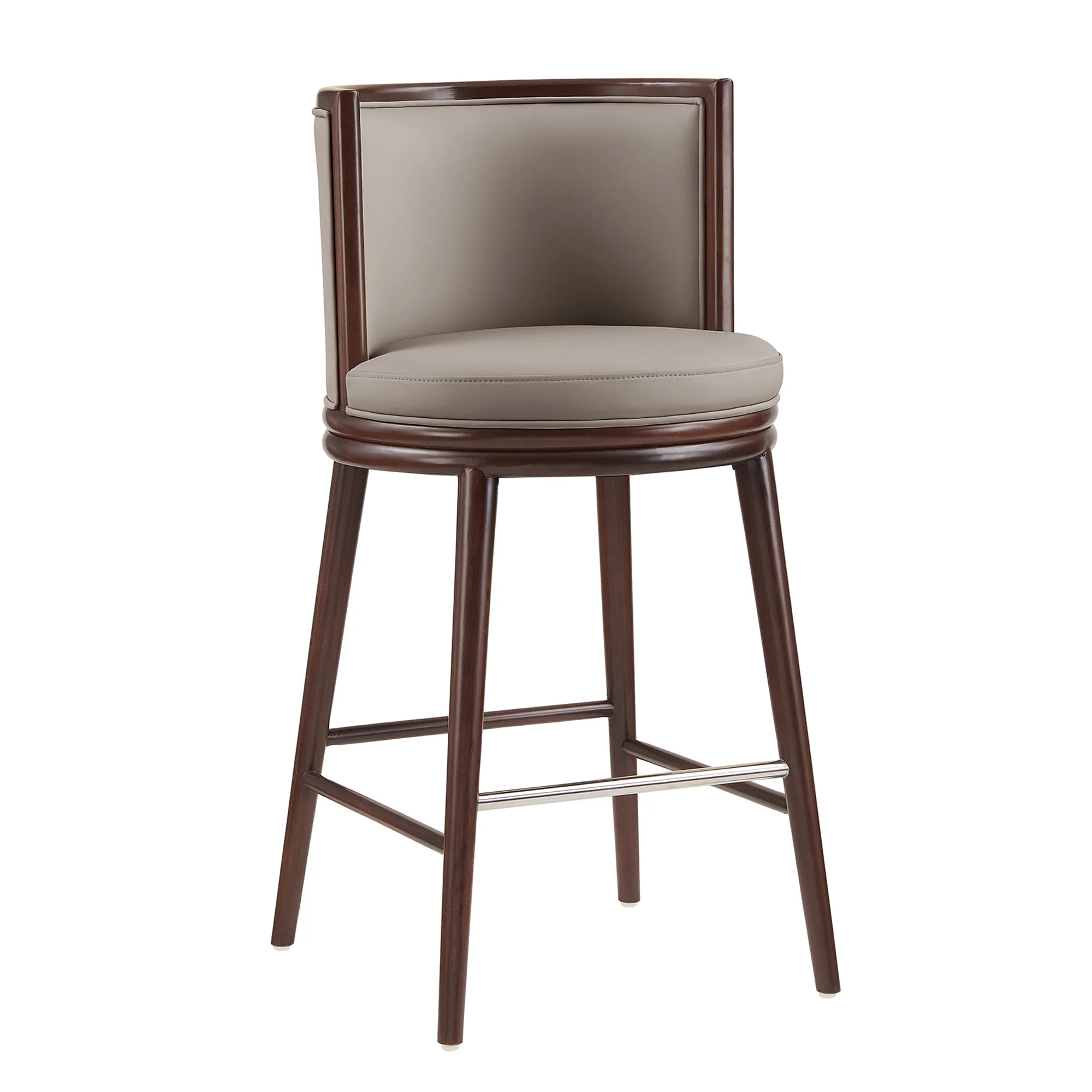 Evalyn Barstool in Taupe (set of 3) - Image 6