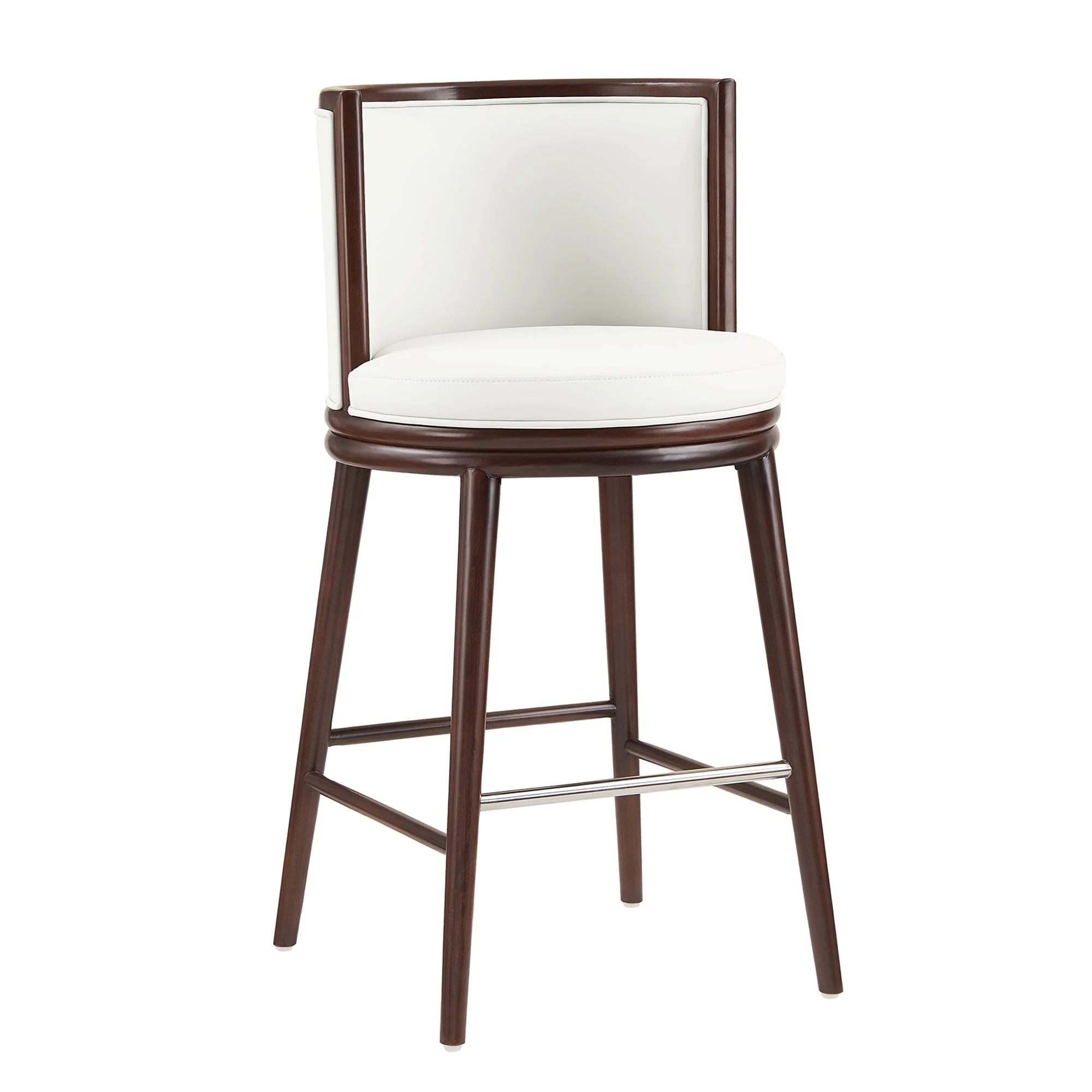 Evalyn Barstool in White (set of 3) - Image 6