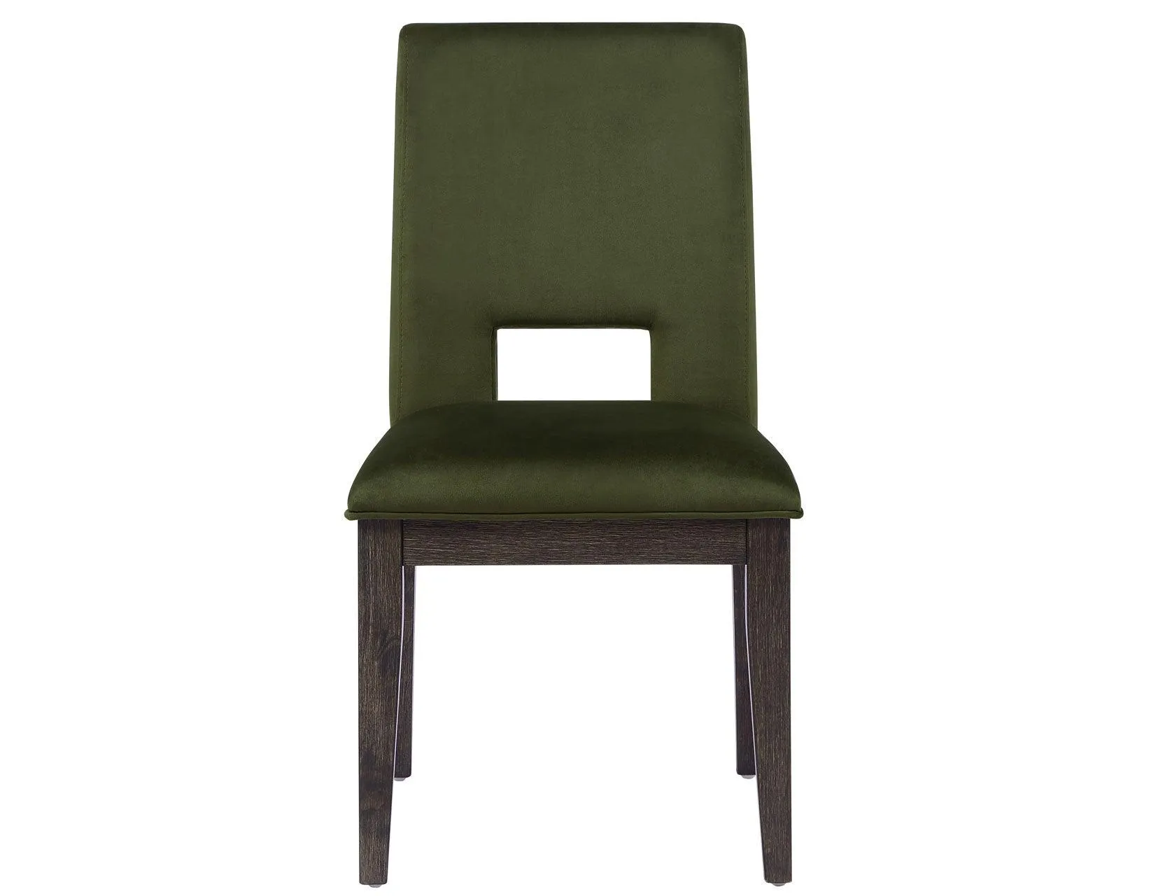 Evan Green Velvet Side Chair - Image 3
