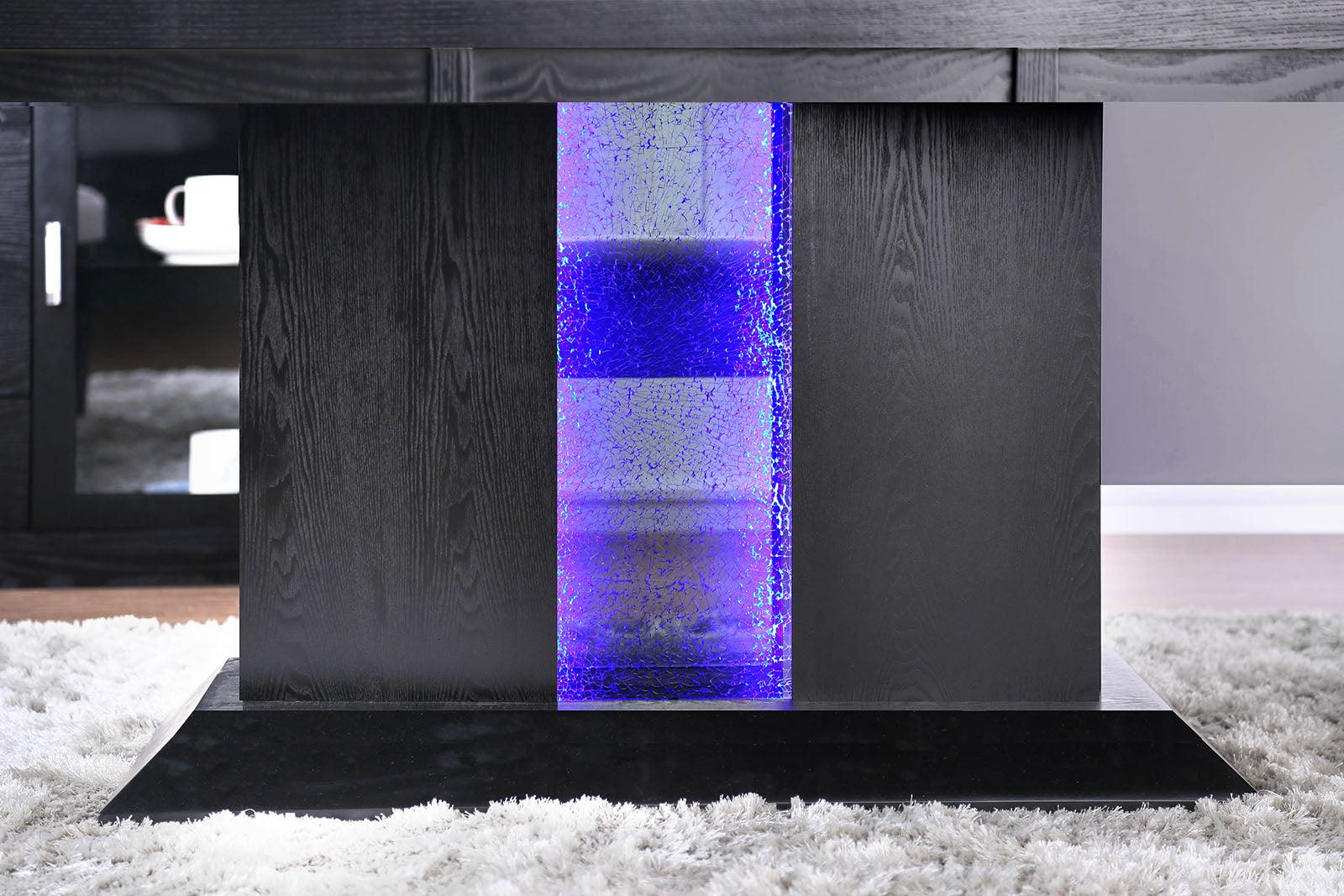 Evangeline Black/Beige Dining Table - Image 2