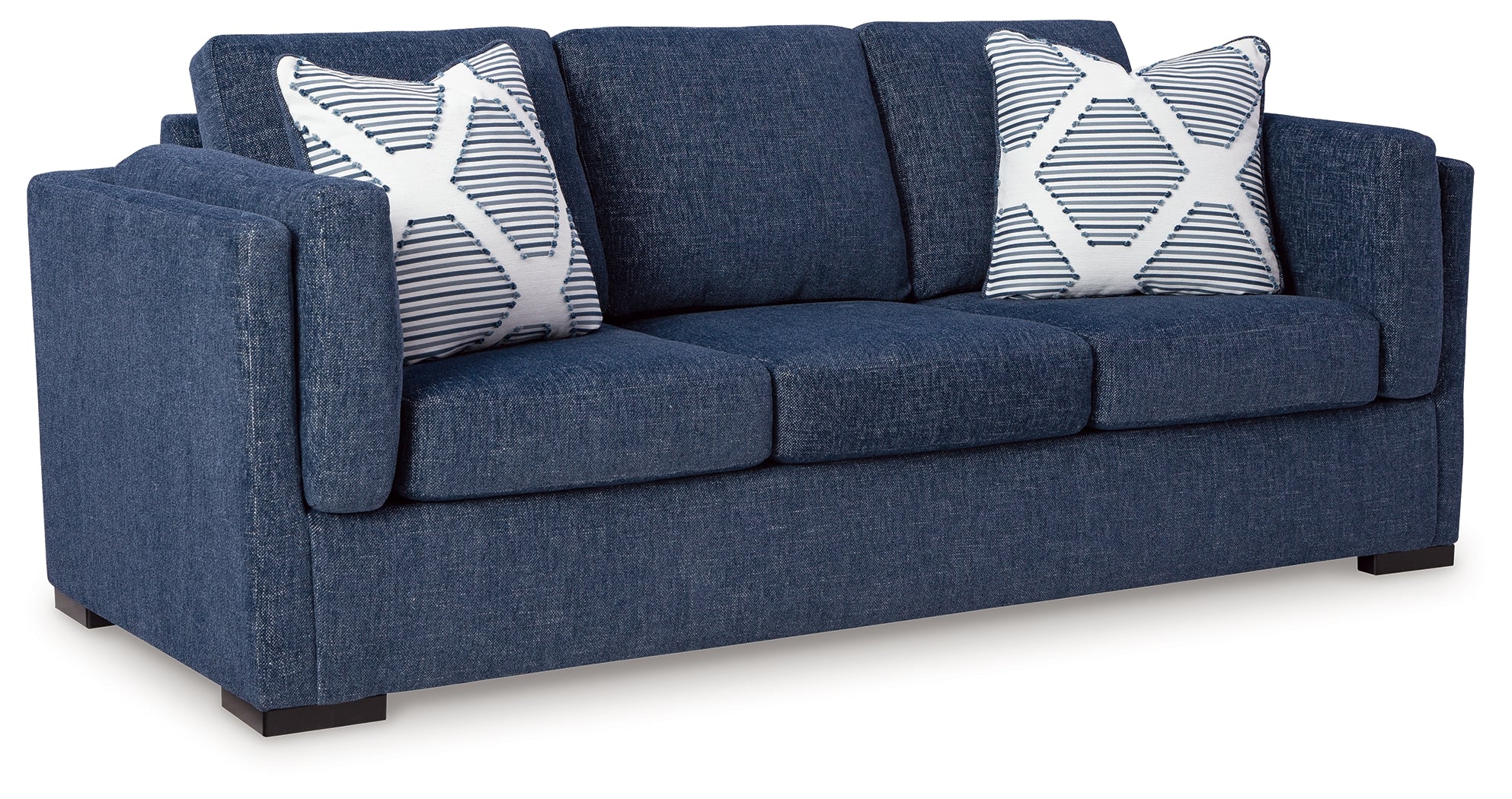 Evansley Navy Sofa and Loveseat - Image 4
