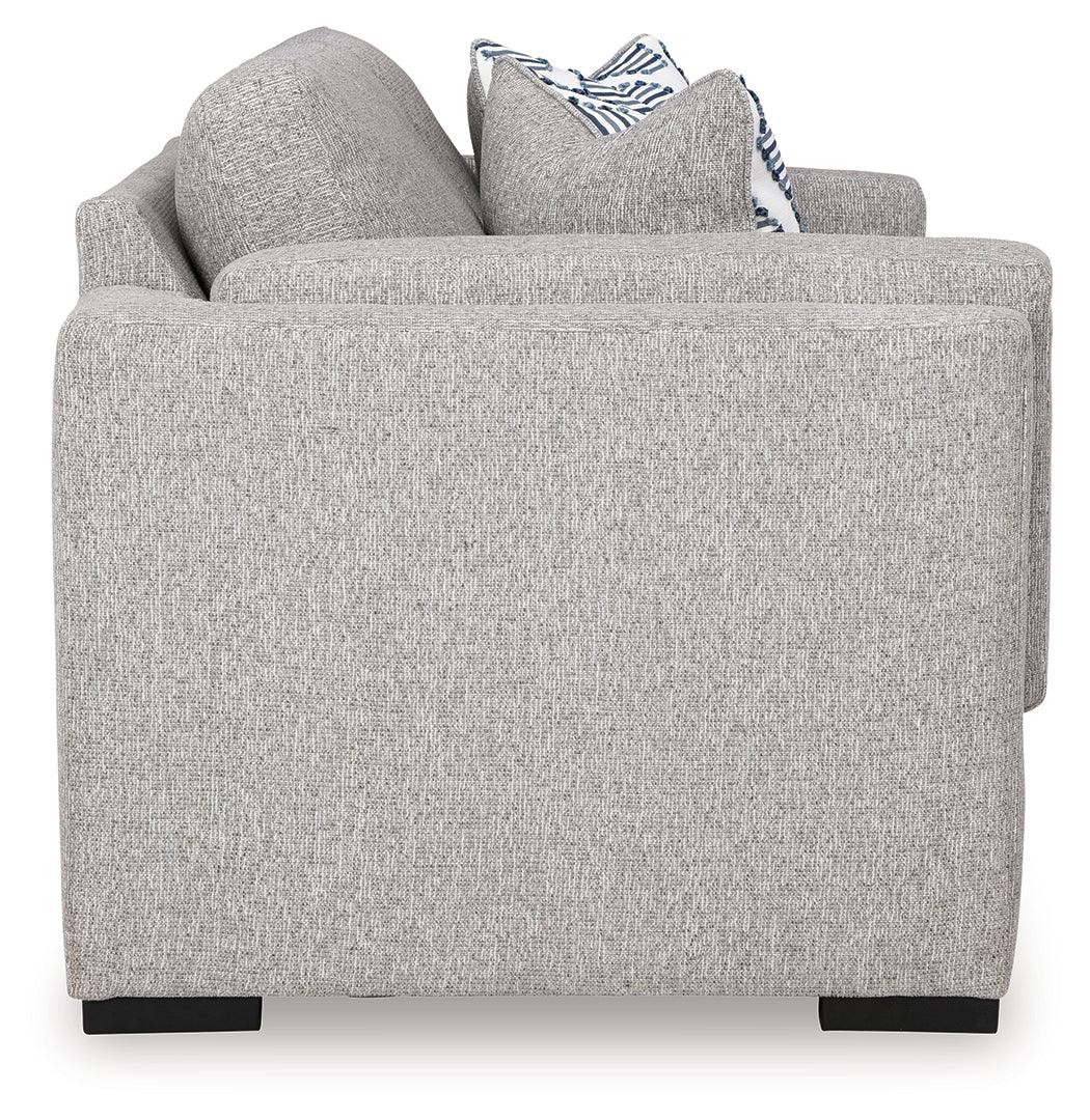 Evansley Pewter Loveseat - Image 3