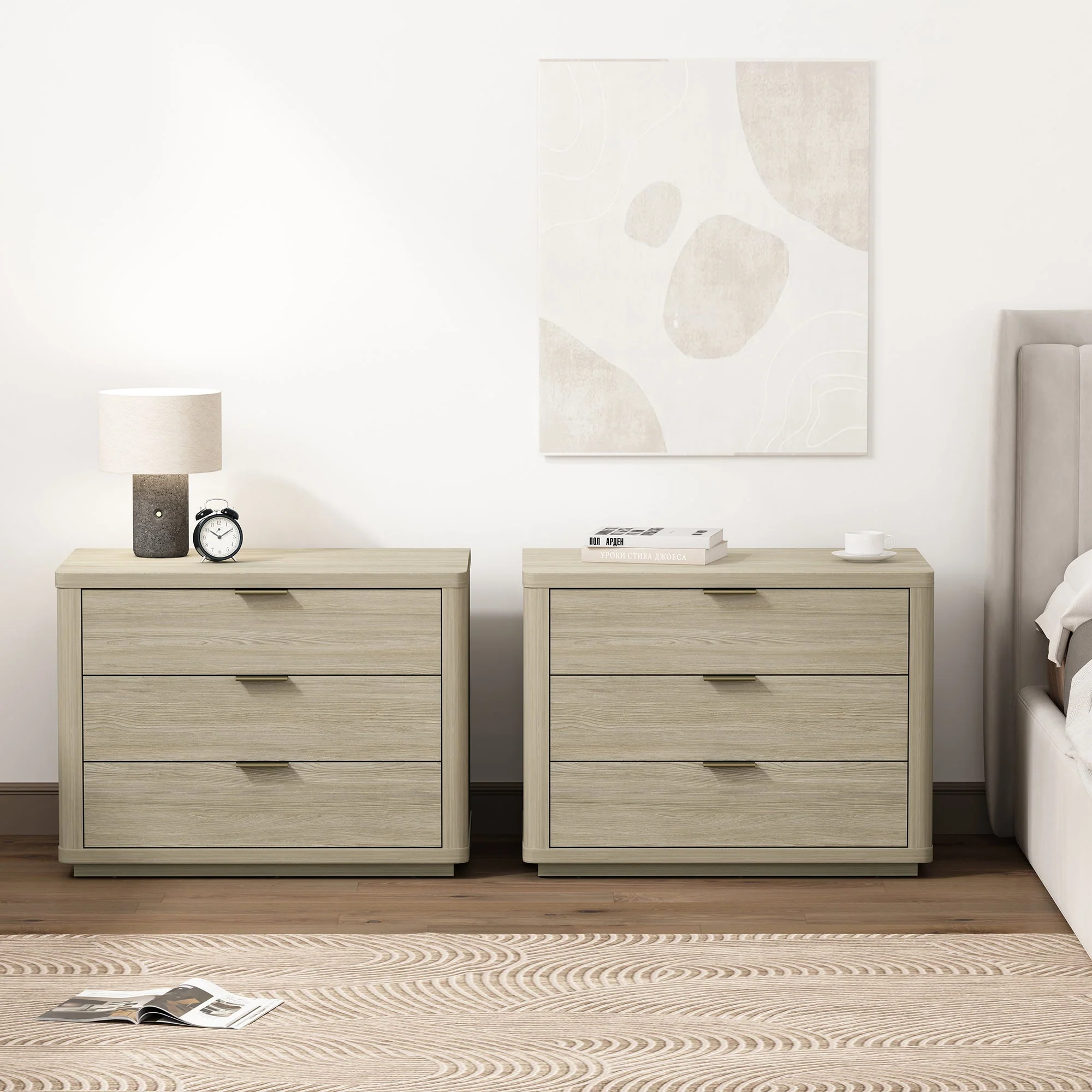 Evelyn 32" Nightstand 4.0 in Natural (set of 2) - Image 2