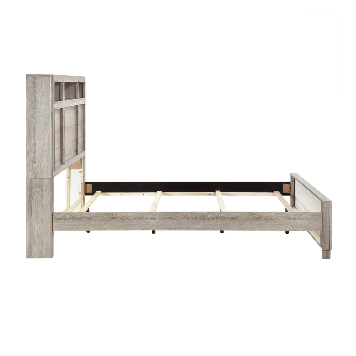 Everett Gray Bookcase Panel Bedroom Set - Image 7
