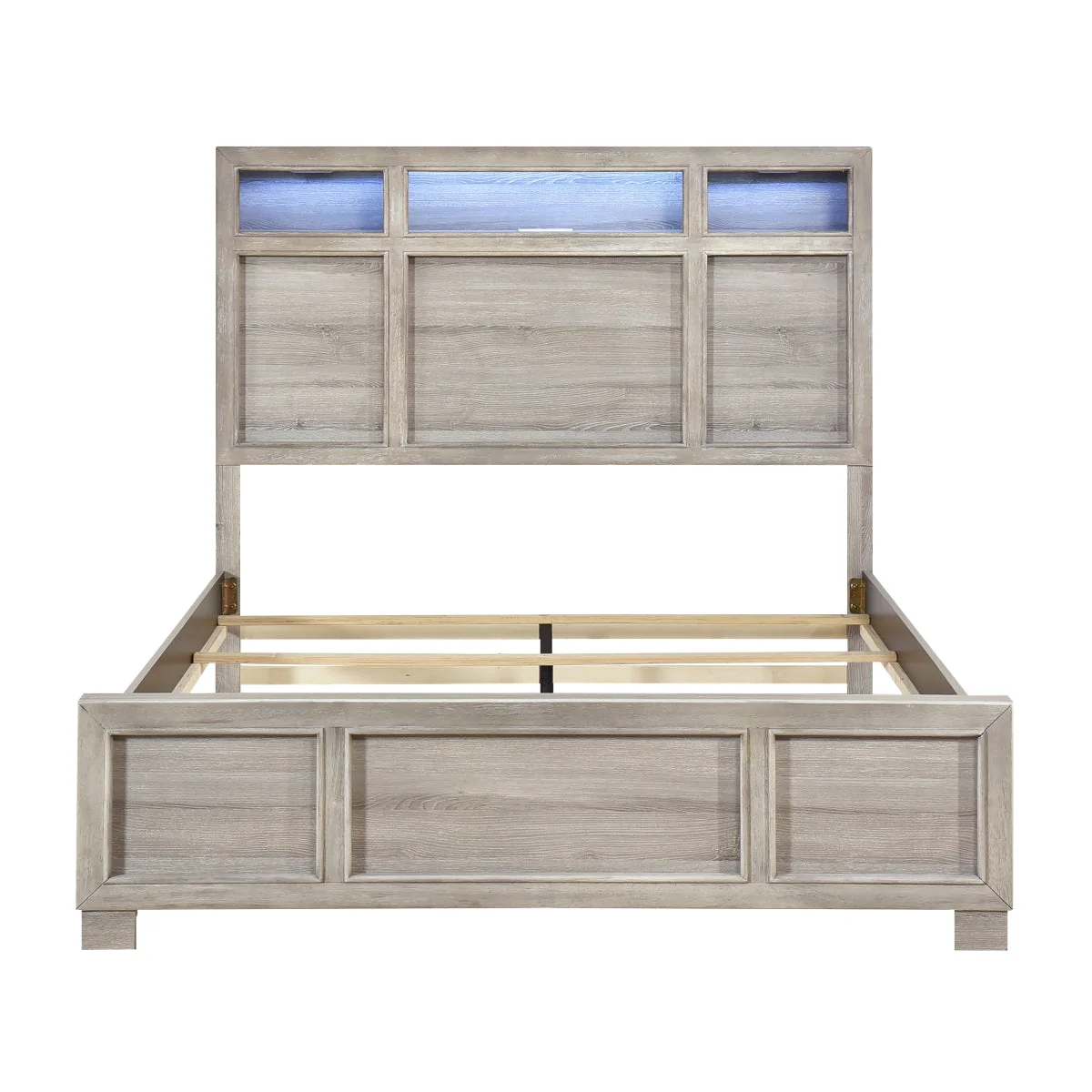 Everett Gray Bookcase Panel Bedroom Set - Image 9