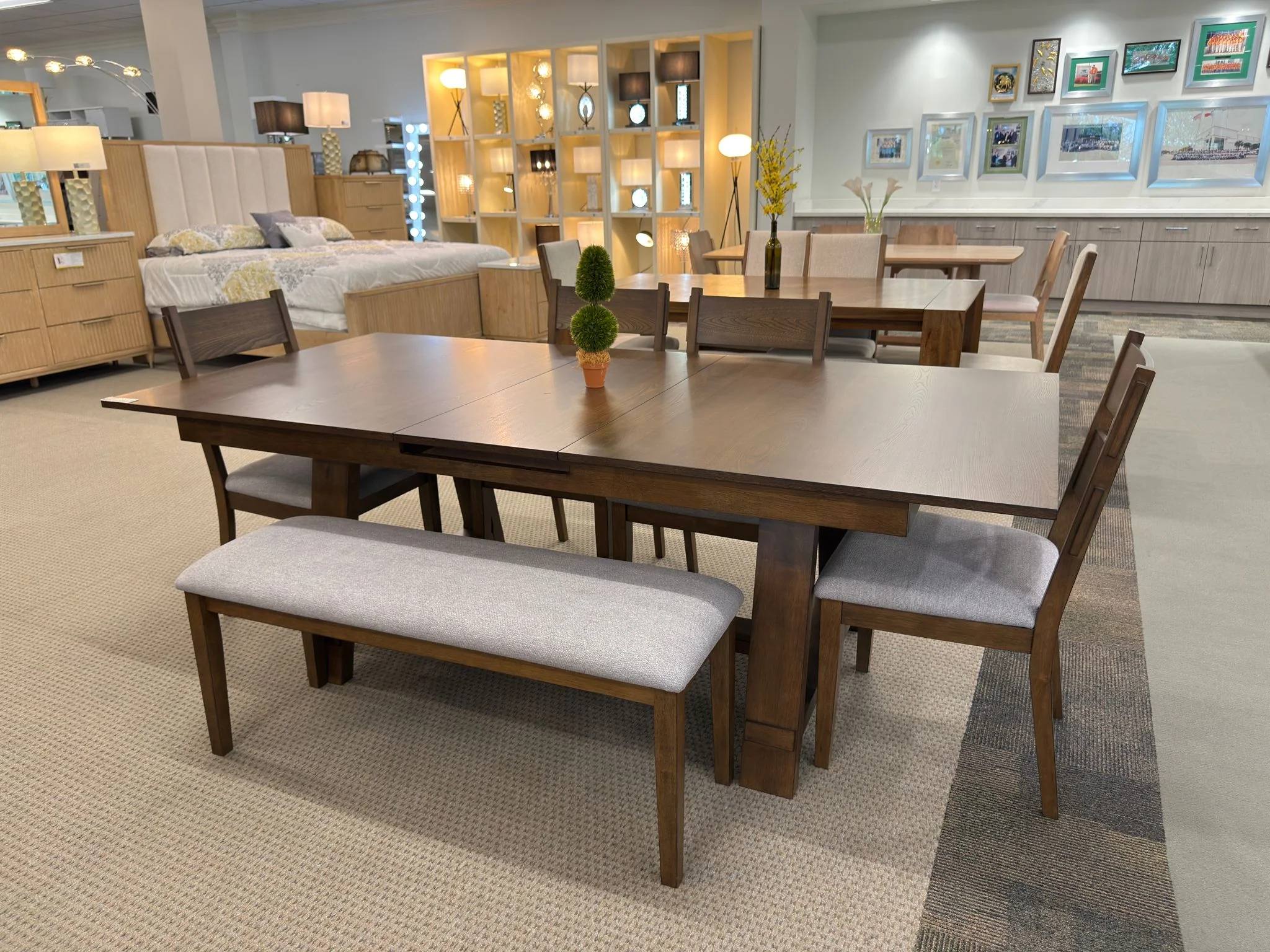 Everly Brown Dining Set - Image 2