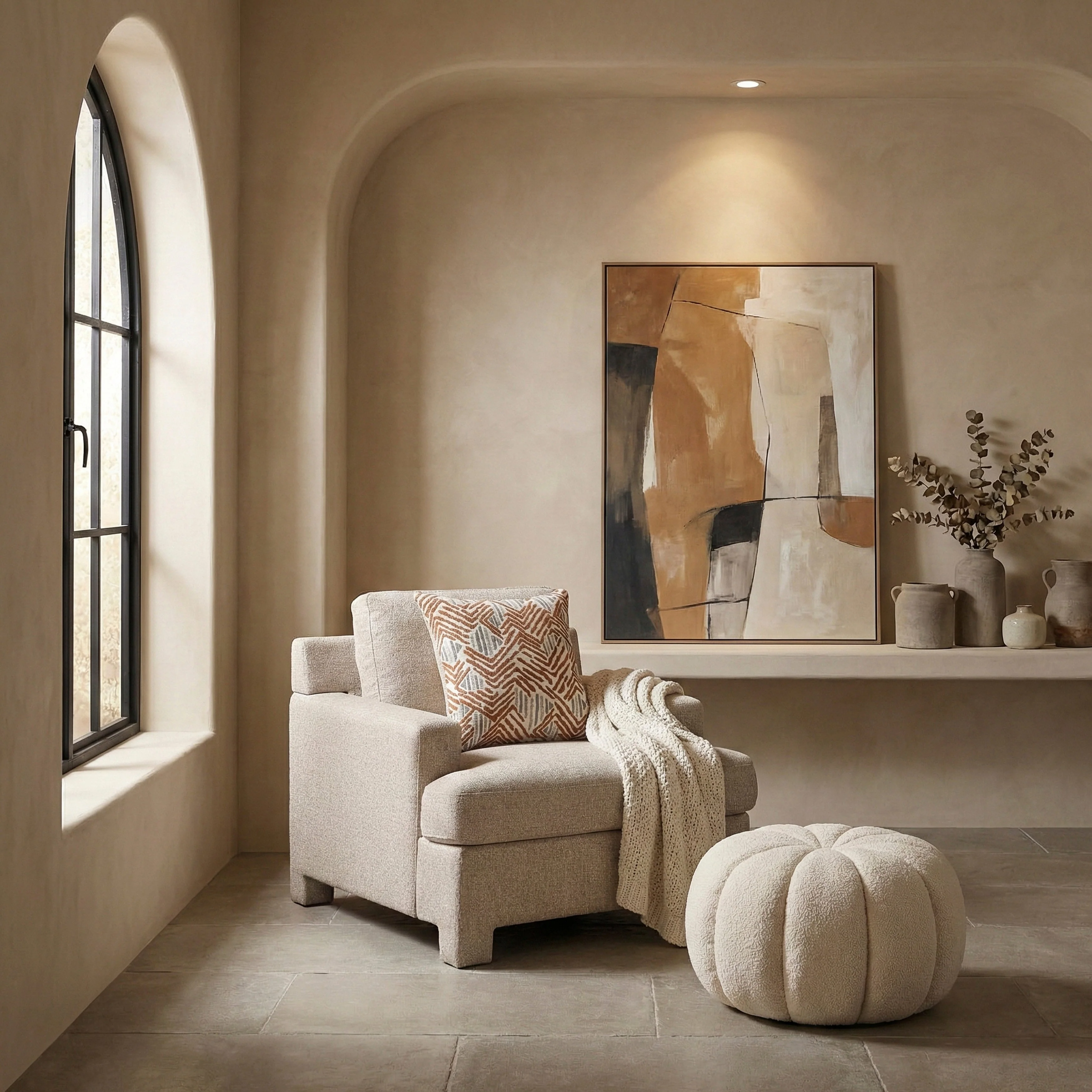 Everly Taupe Chair - Image 15