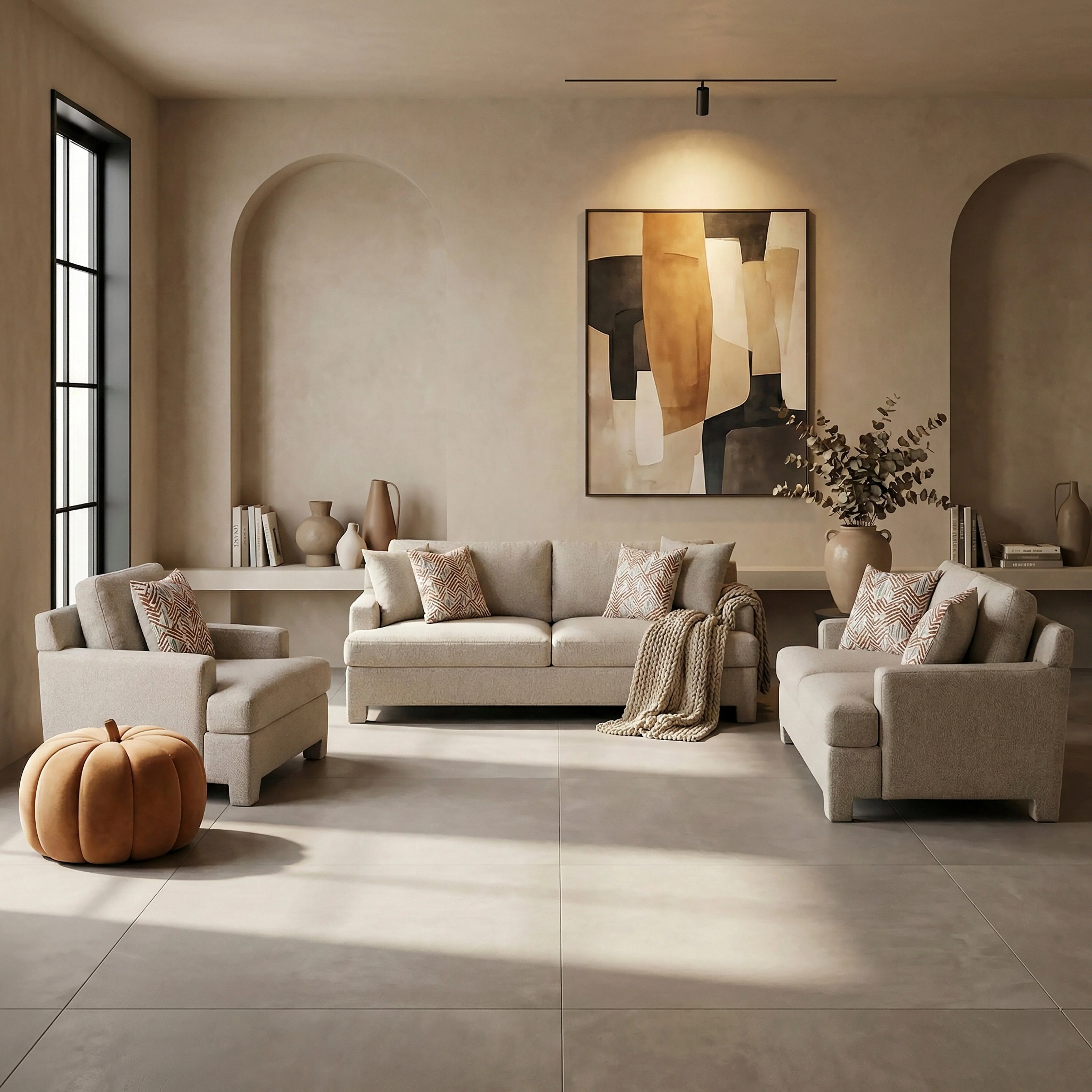 Everly Taupe Chair - Image 17