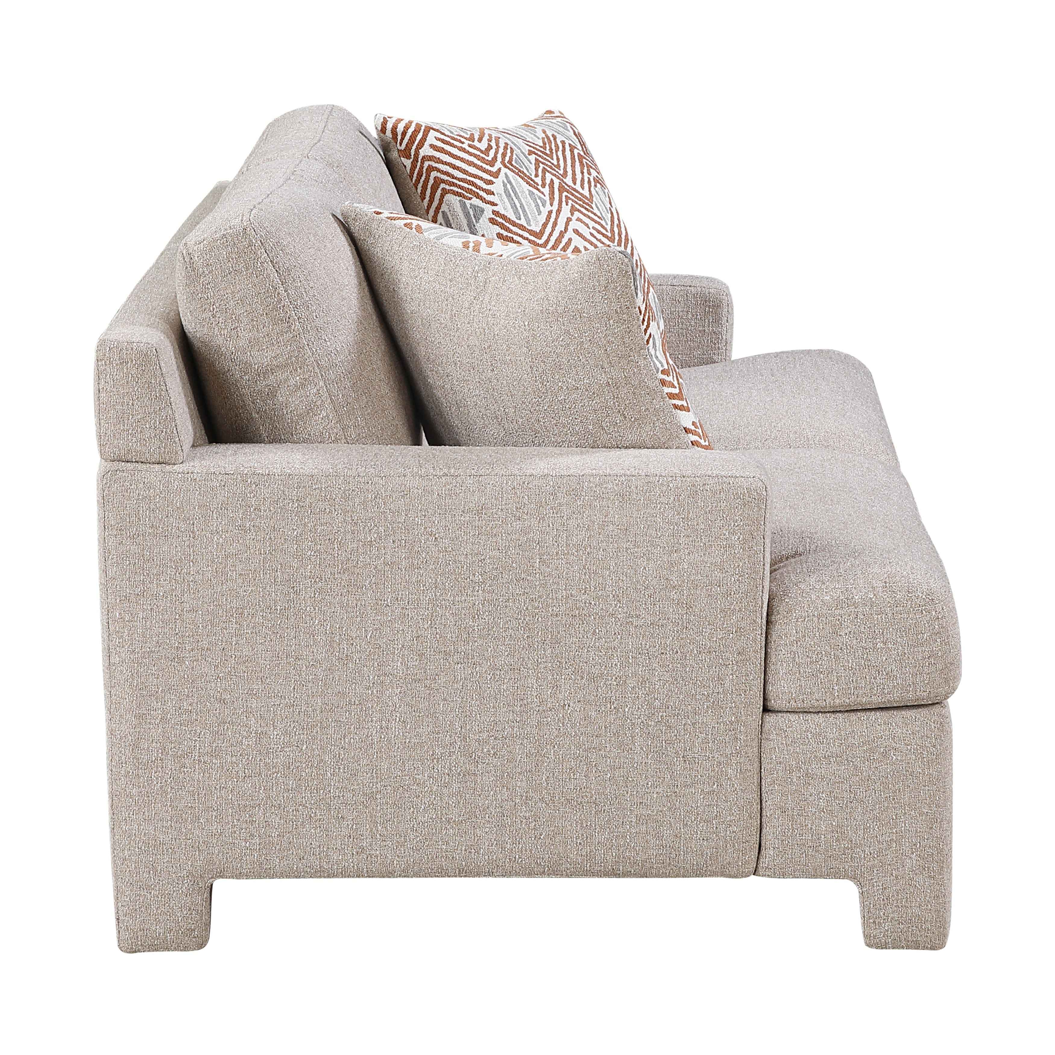 Everly Taupe Loveseat - Image 3