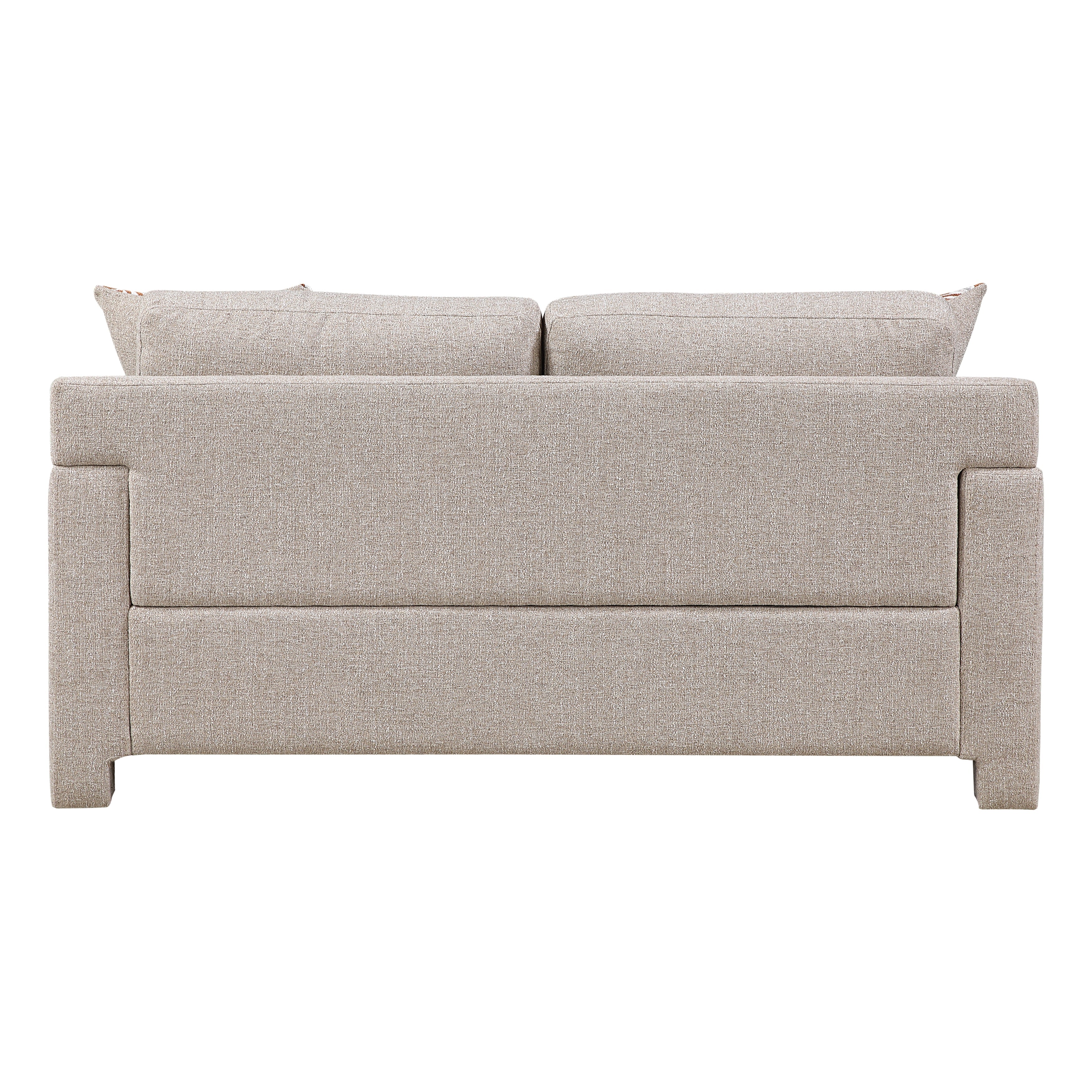 Everly Taupe Loveseat - Image 4
